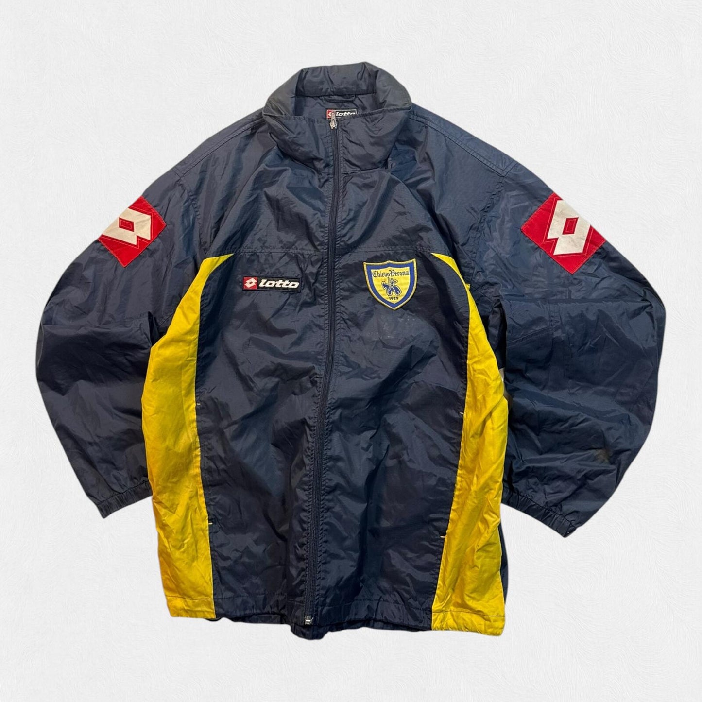 Vintage Chievo Verona 2004/05 Lotto football rain jacket (L)