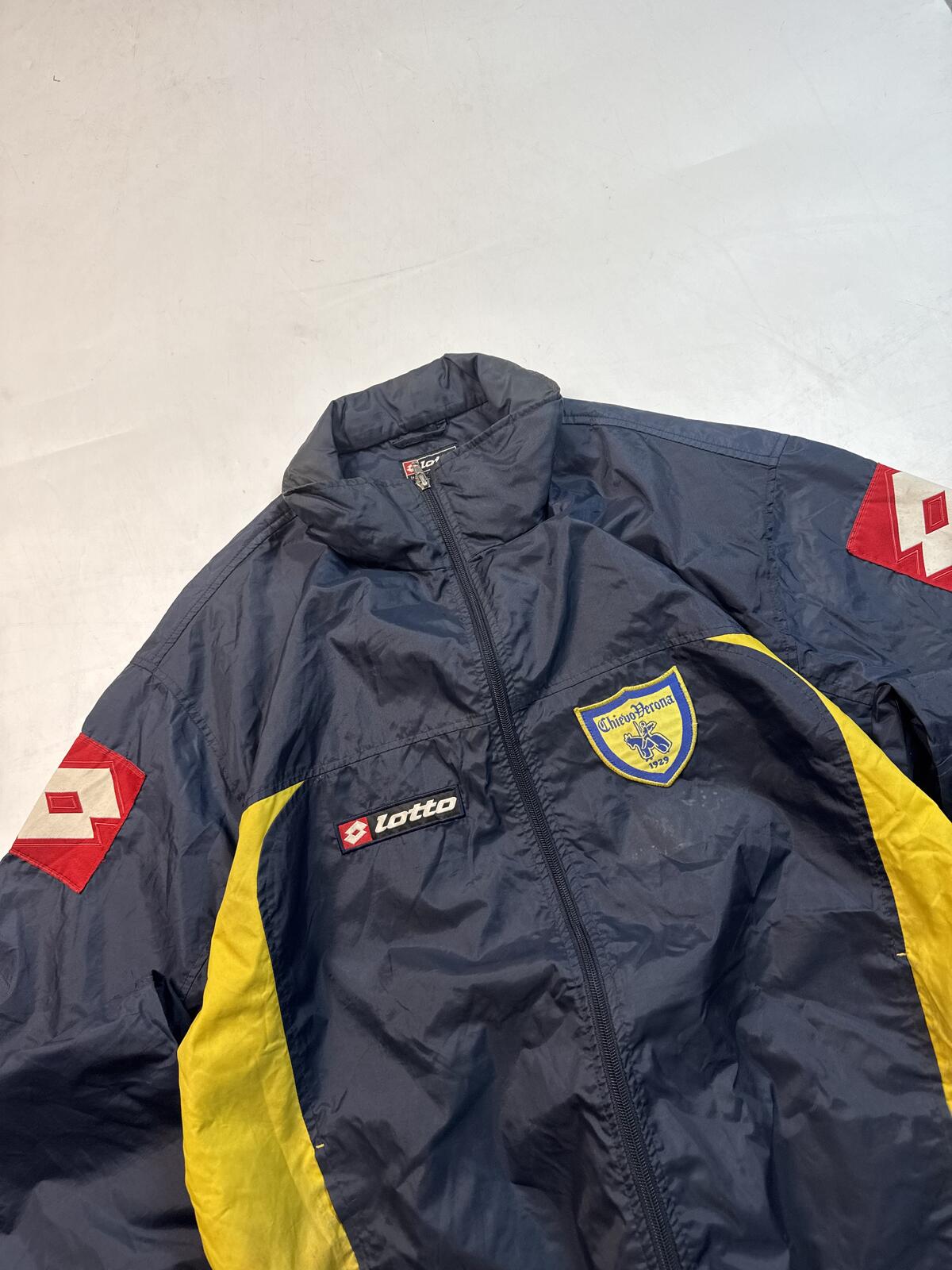 Vintage Chievo Verona 2004/05 Lotto football rain jacket (L)