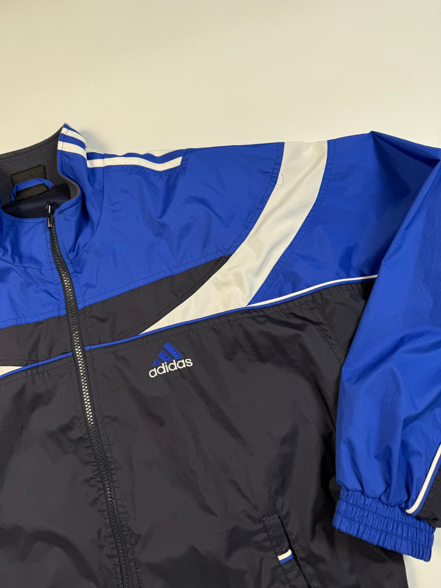 Vintage adidas colour block track jacket (M)