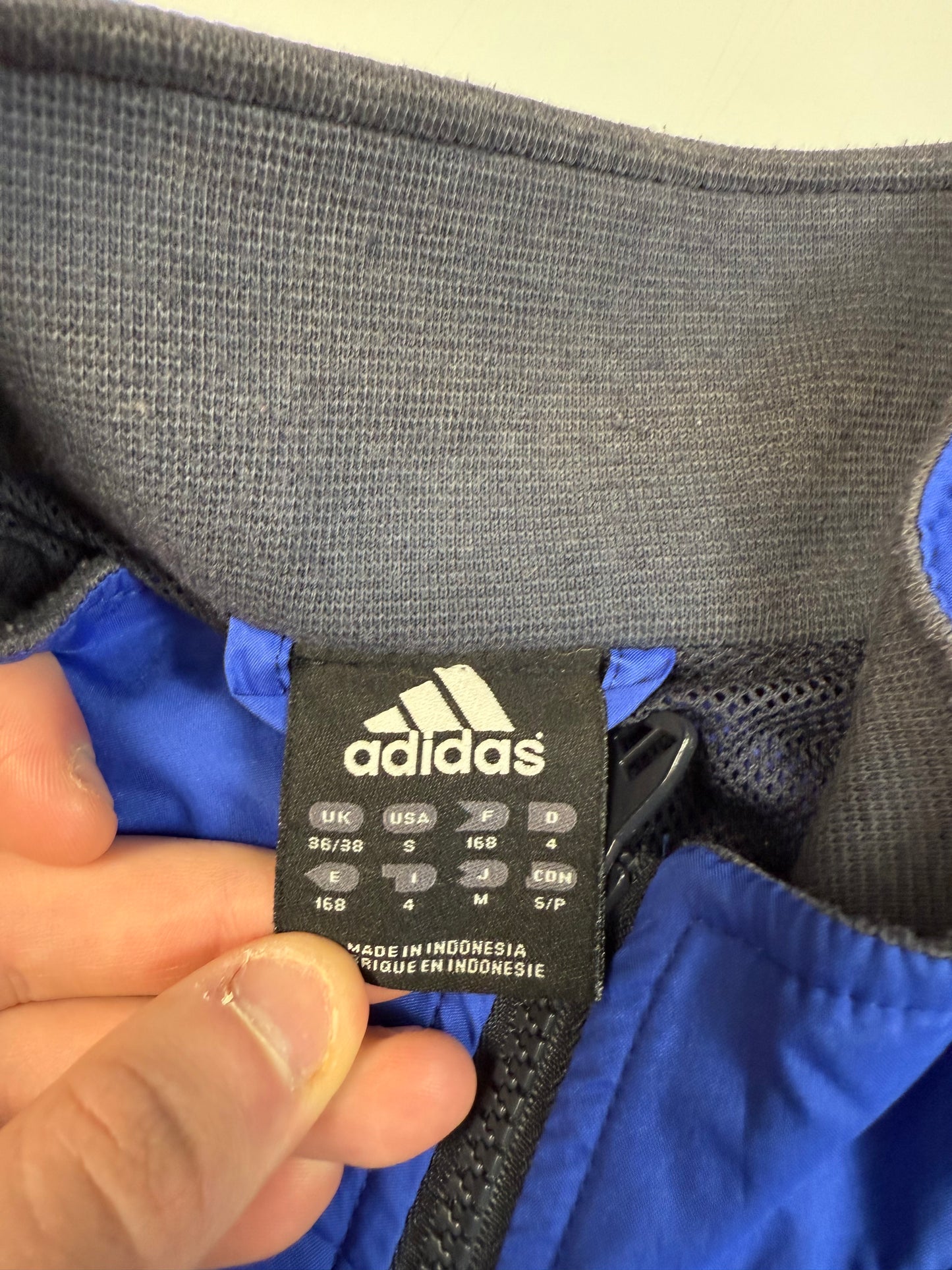 Vintage adidas colour block track jacket (M)