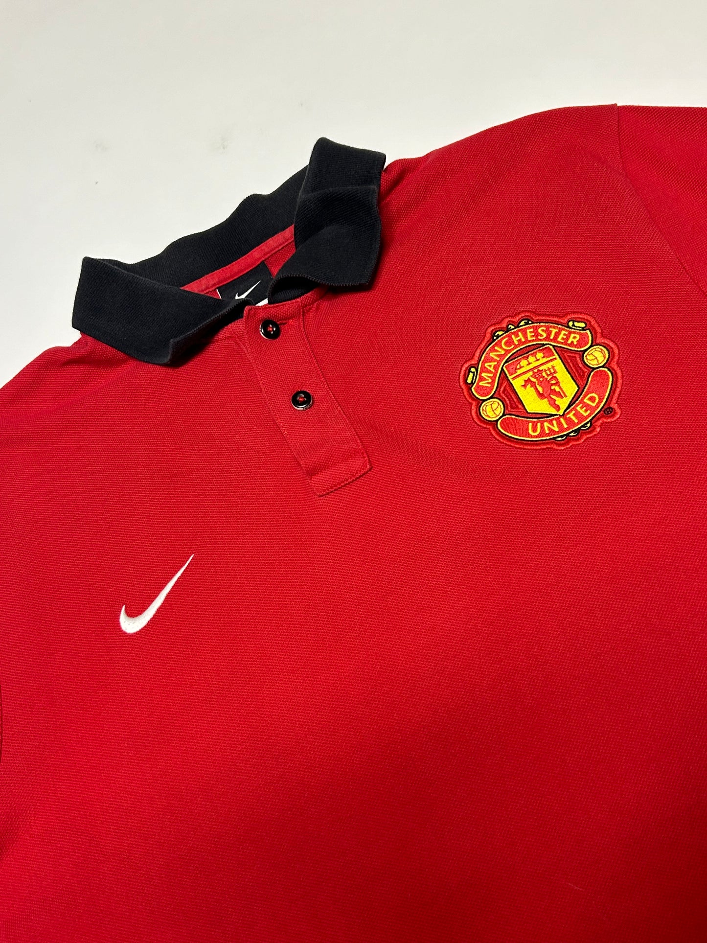 Manchester united Nike football polo shirt (L)