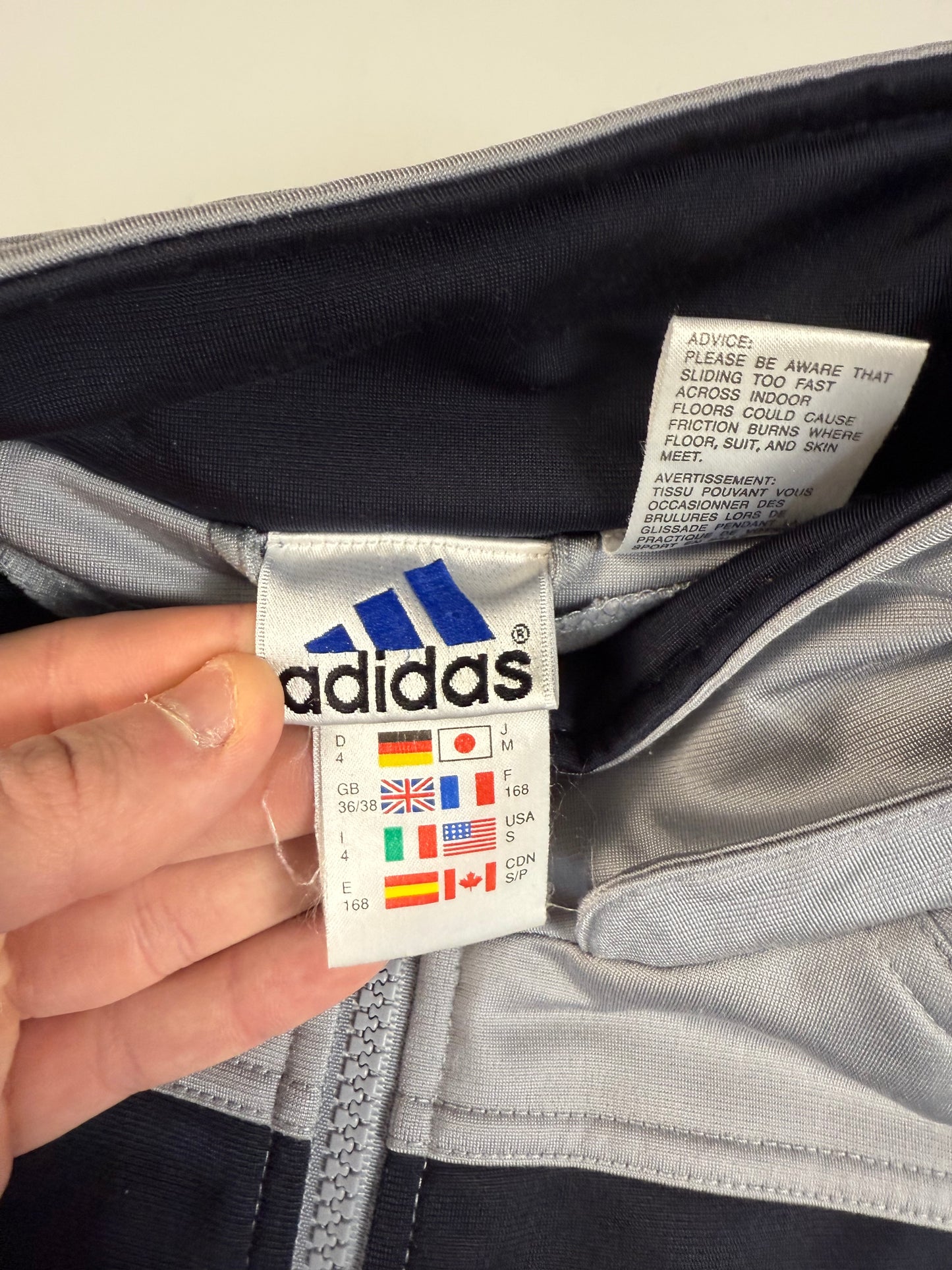 Vintage Adidas colour block track jacket (M)