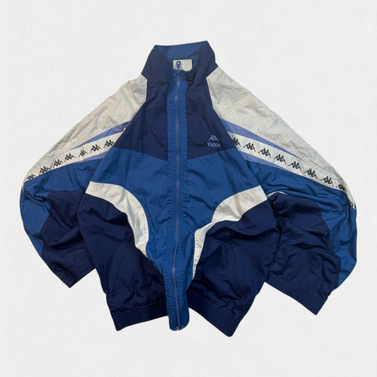 Vintage 90s Kappa colour block track jacket (XL)