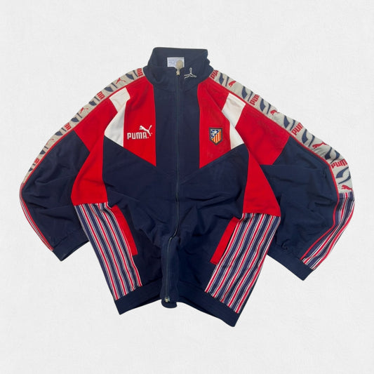 Vintage Atletico Madrid 1994/95 Puma football track jacket (L)