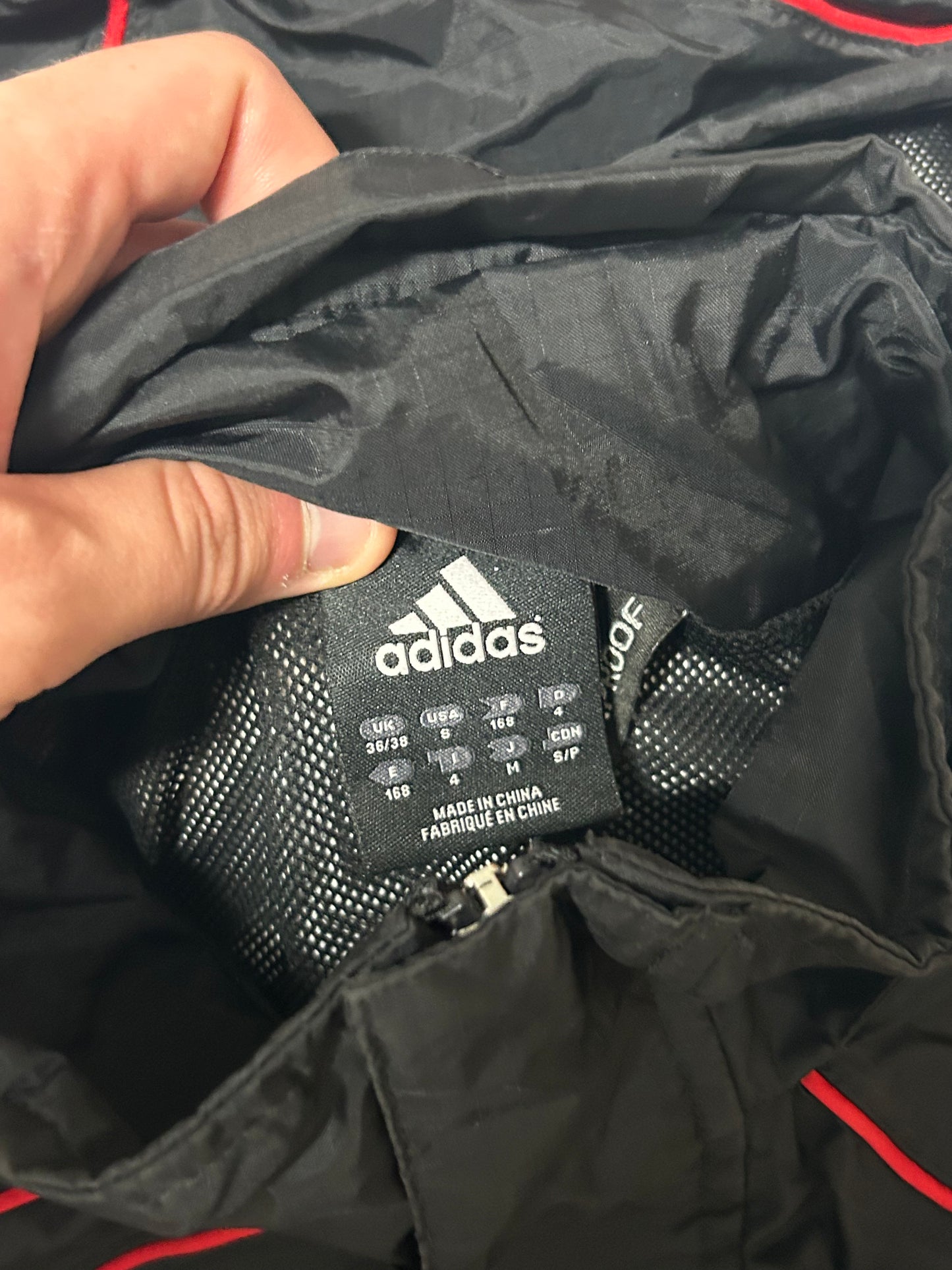 AC Milan 2010/11 adidas rain jacket (S)