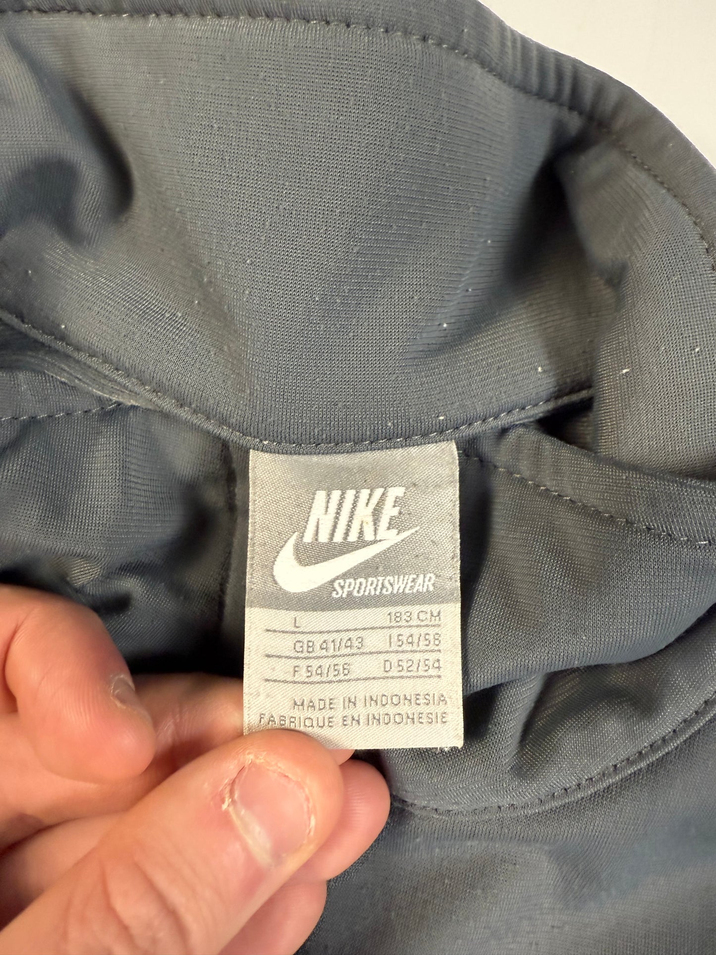 Vintage Nike side stripe track jacket (L)