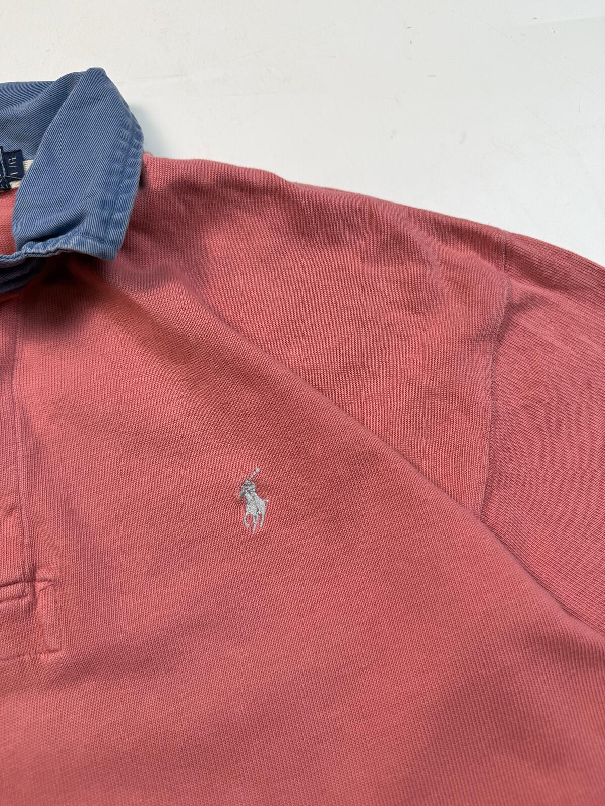 Vintage 90s Polo Ralph Lauren rugby polo shirt (XXL)