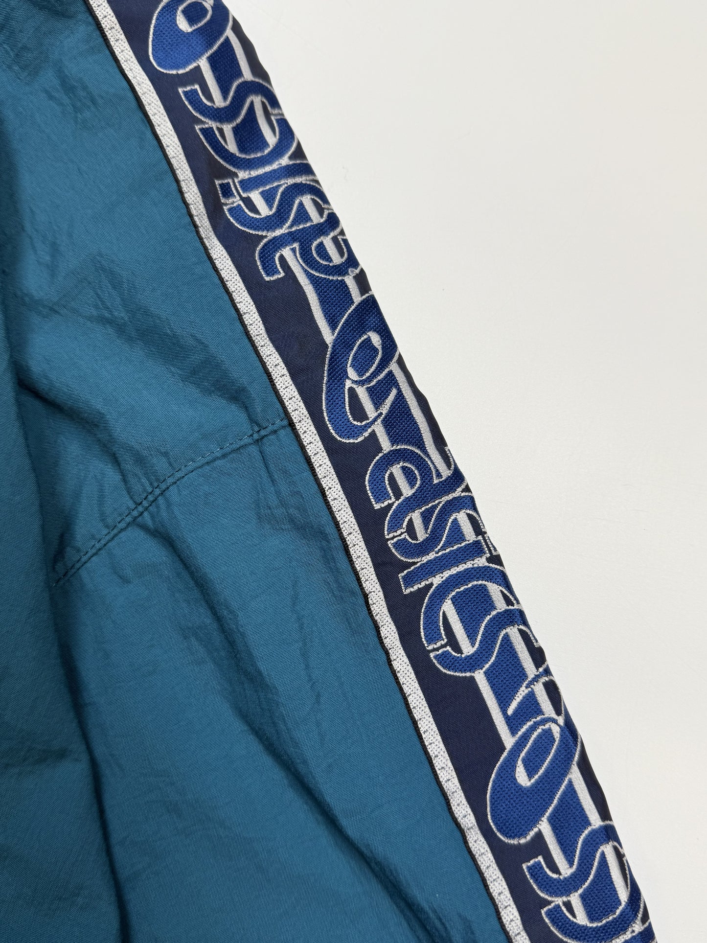 Vintage 90s Asics side stripe track jacket (L)