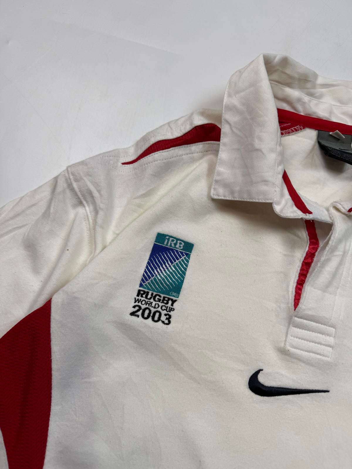 Vintage England 2003 world cup Nike rugby shirt (M)