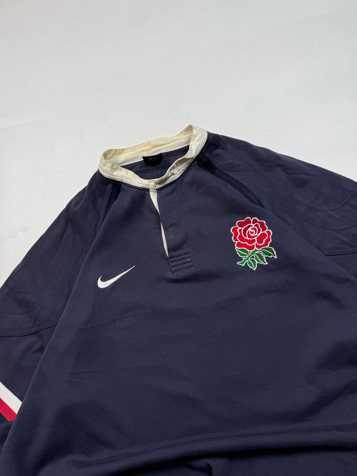 Vintage England 1999-01 Nike training rugby shirt (XL)