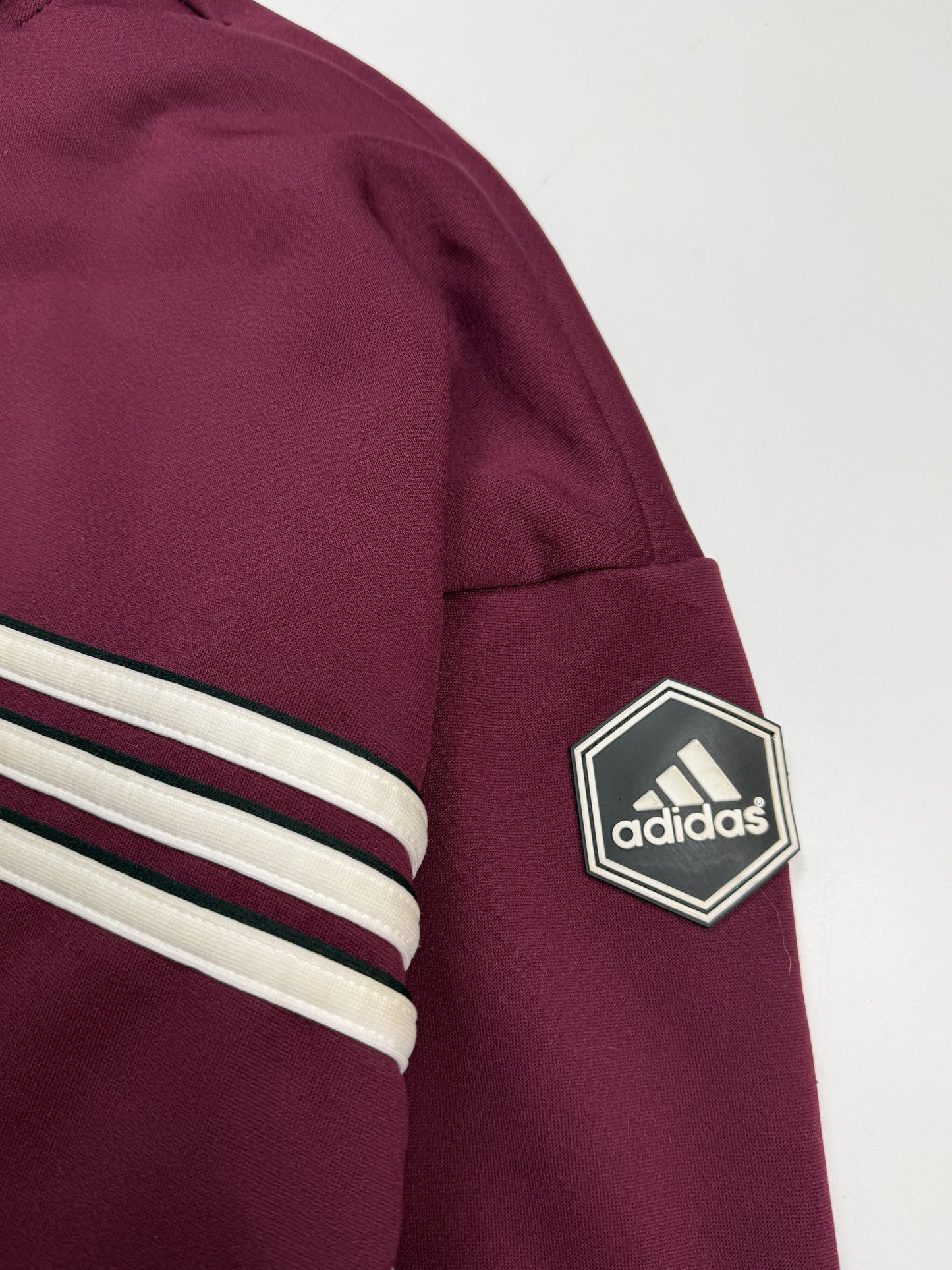 Vintage 90s Adidas colour block track jacket (XL)