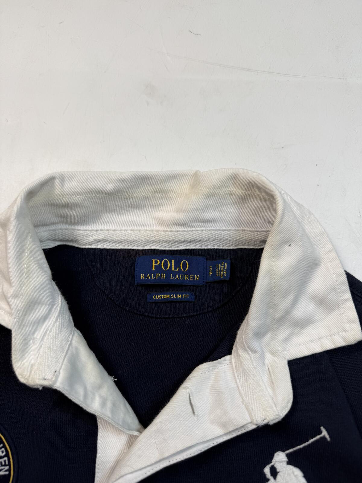 Ralph Lauren big pony spell out rugby polo shirt (S)