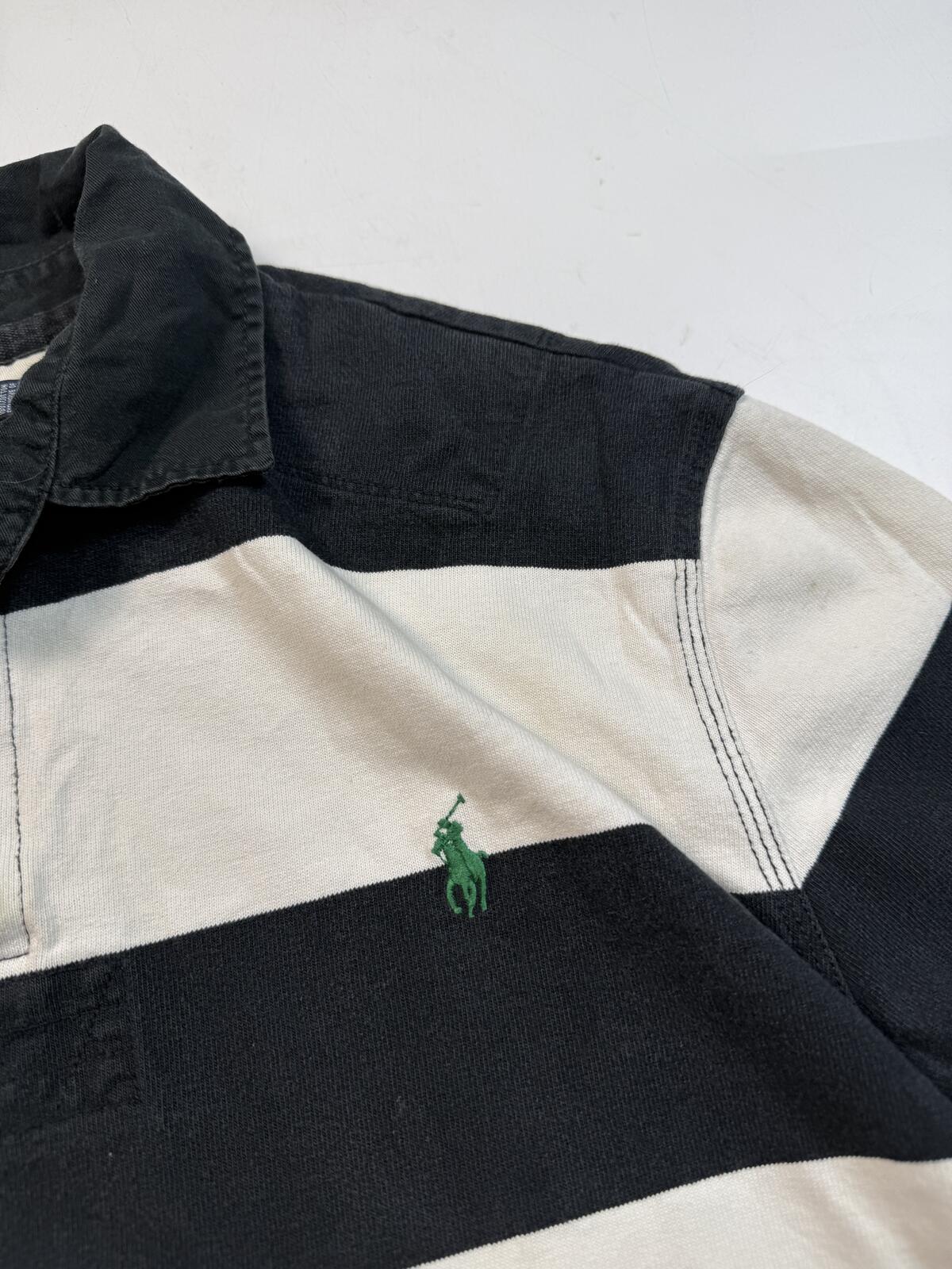 Vintage Ralph Lauren striped rugby polo shirt (XXL)
