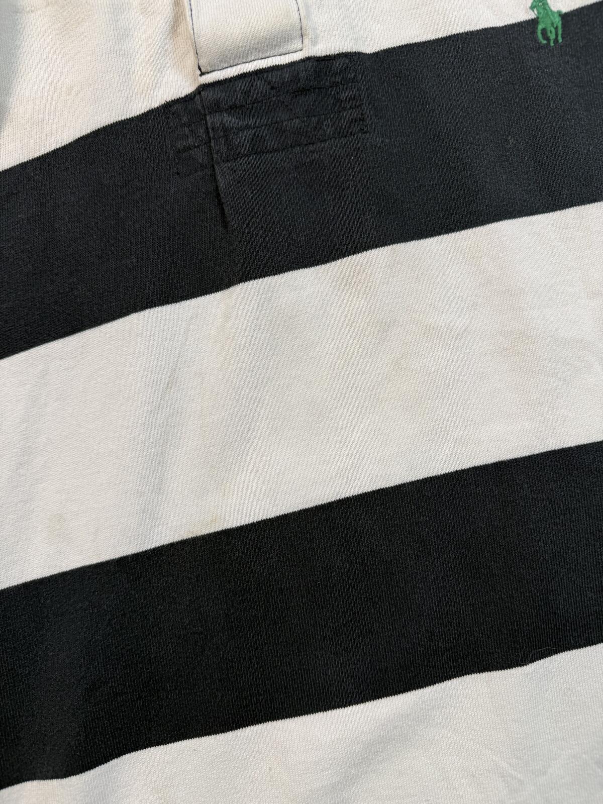 Vintage Ralph Lauren striped rugby polo shirt (XXL)