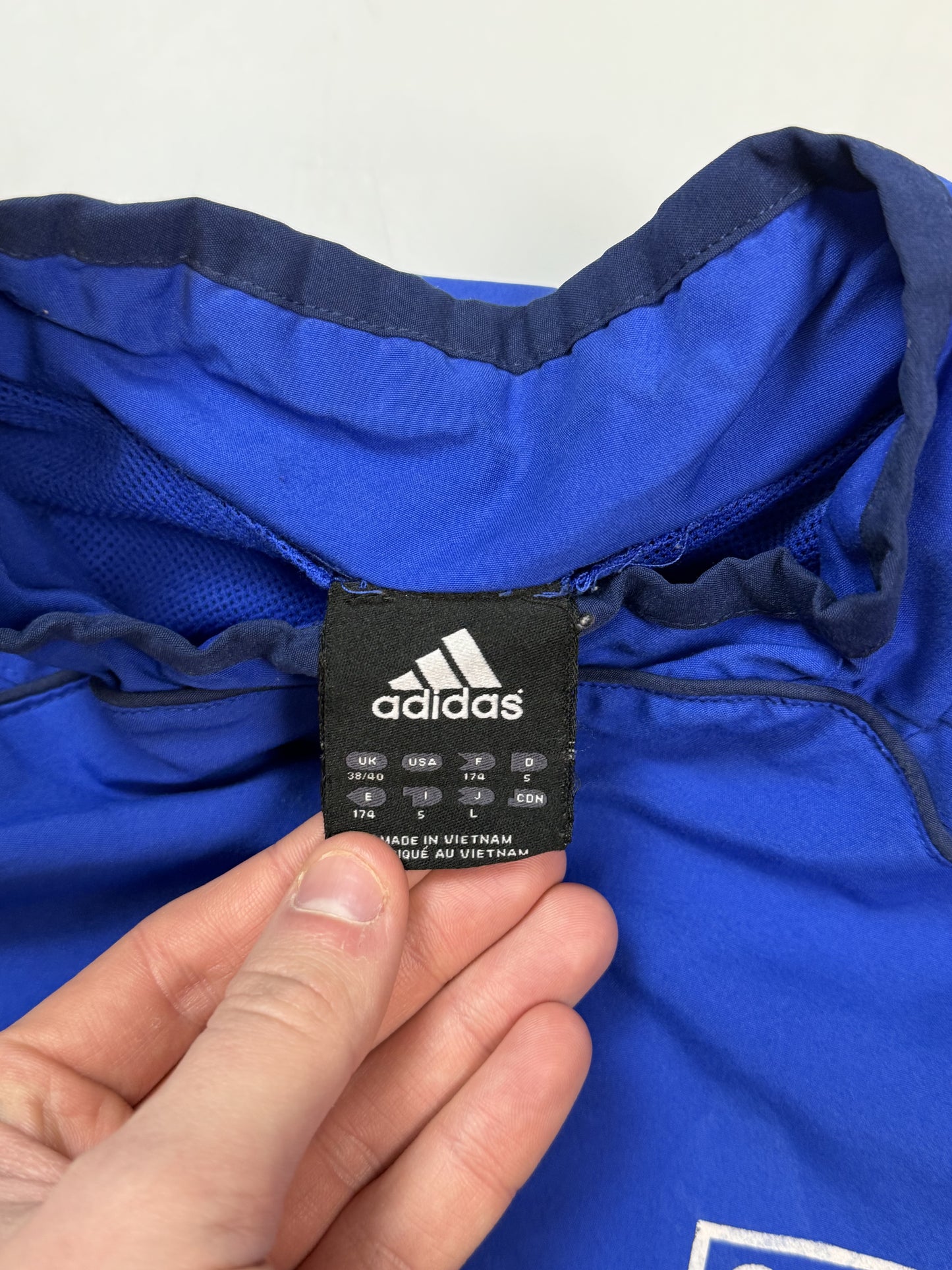 Vintage Adidas football track jacket (S)