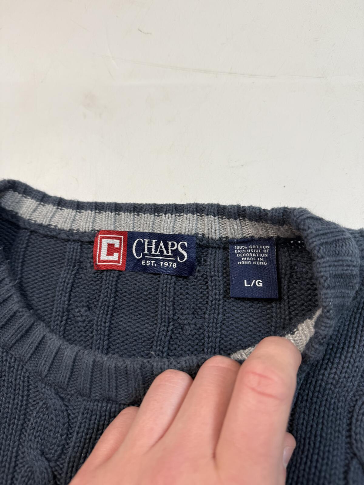 Vintage Chaps Ralph Lauren knit sweater (L)