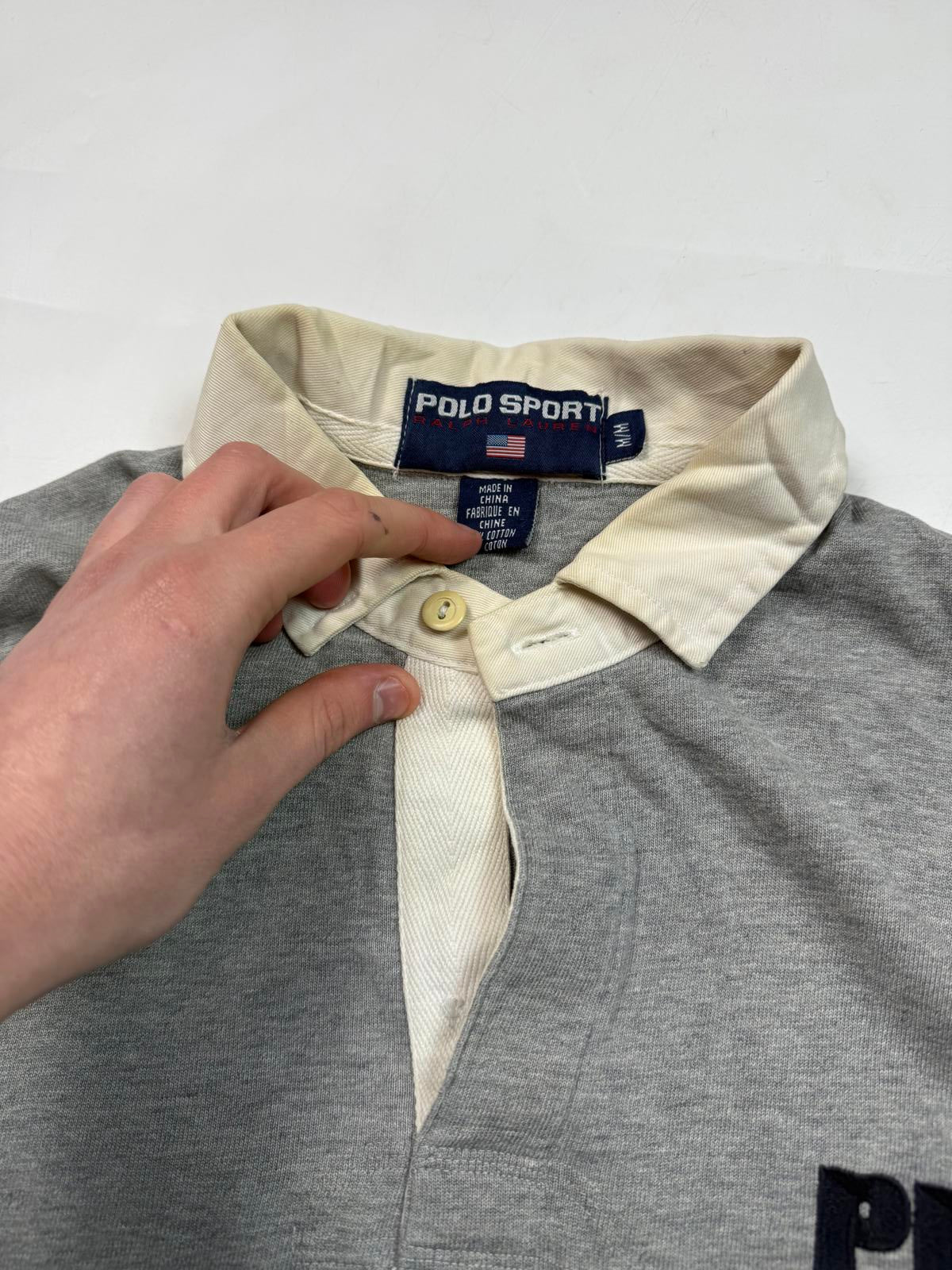 Vintage 90s Polo sport rugby polo shirt (M)