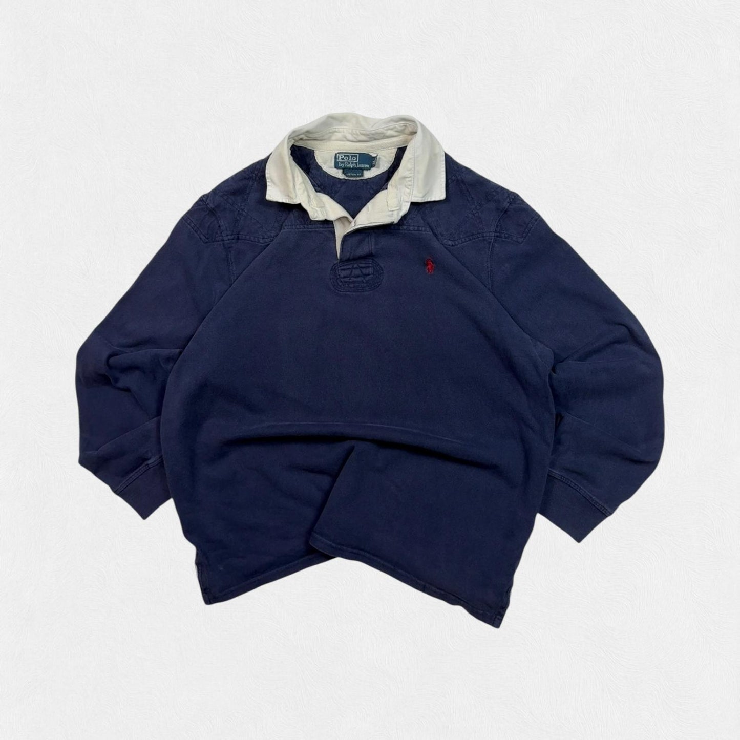 Vintage 90s Polo Ralph Lauren rugby polo shirt (XL)