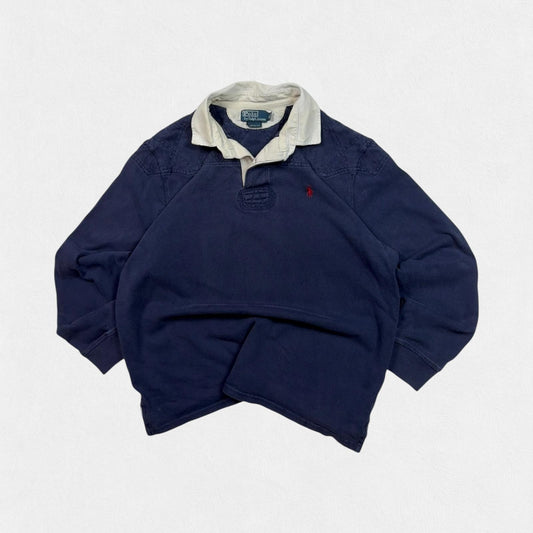 Vintage 90s Polo Ralph Lauren rugby polo shirt (XL)