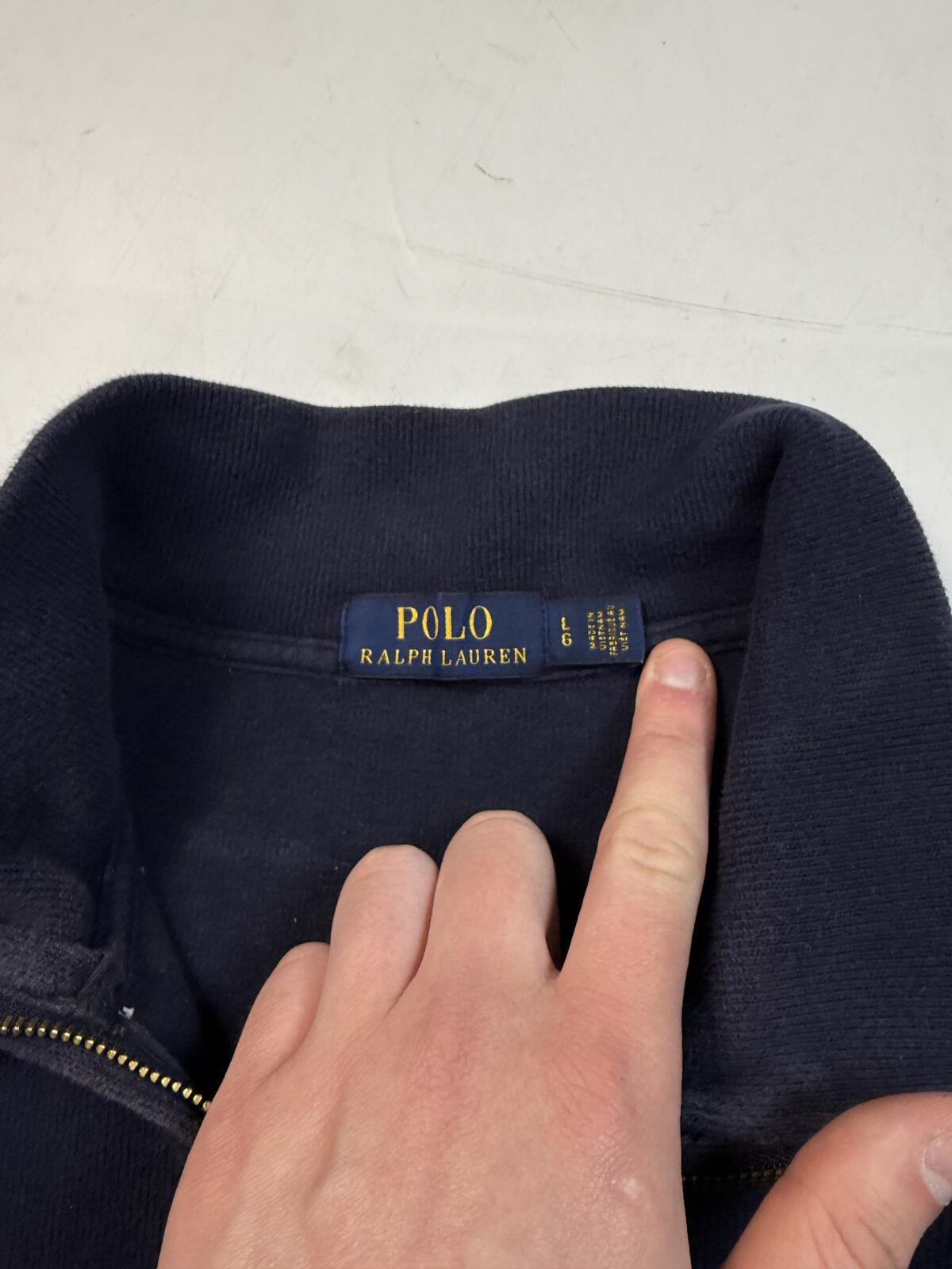 Polo Ralph Lauren quarter zip sweatshirt (L)