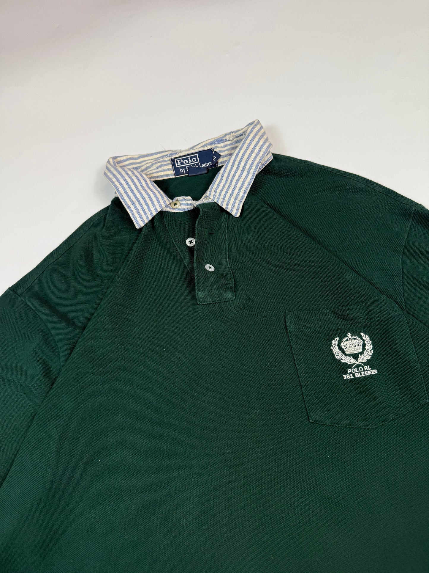 Vintage Polo Ralph Lauren Bleeker street l/s polo shirt (XL)