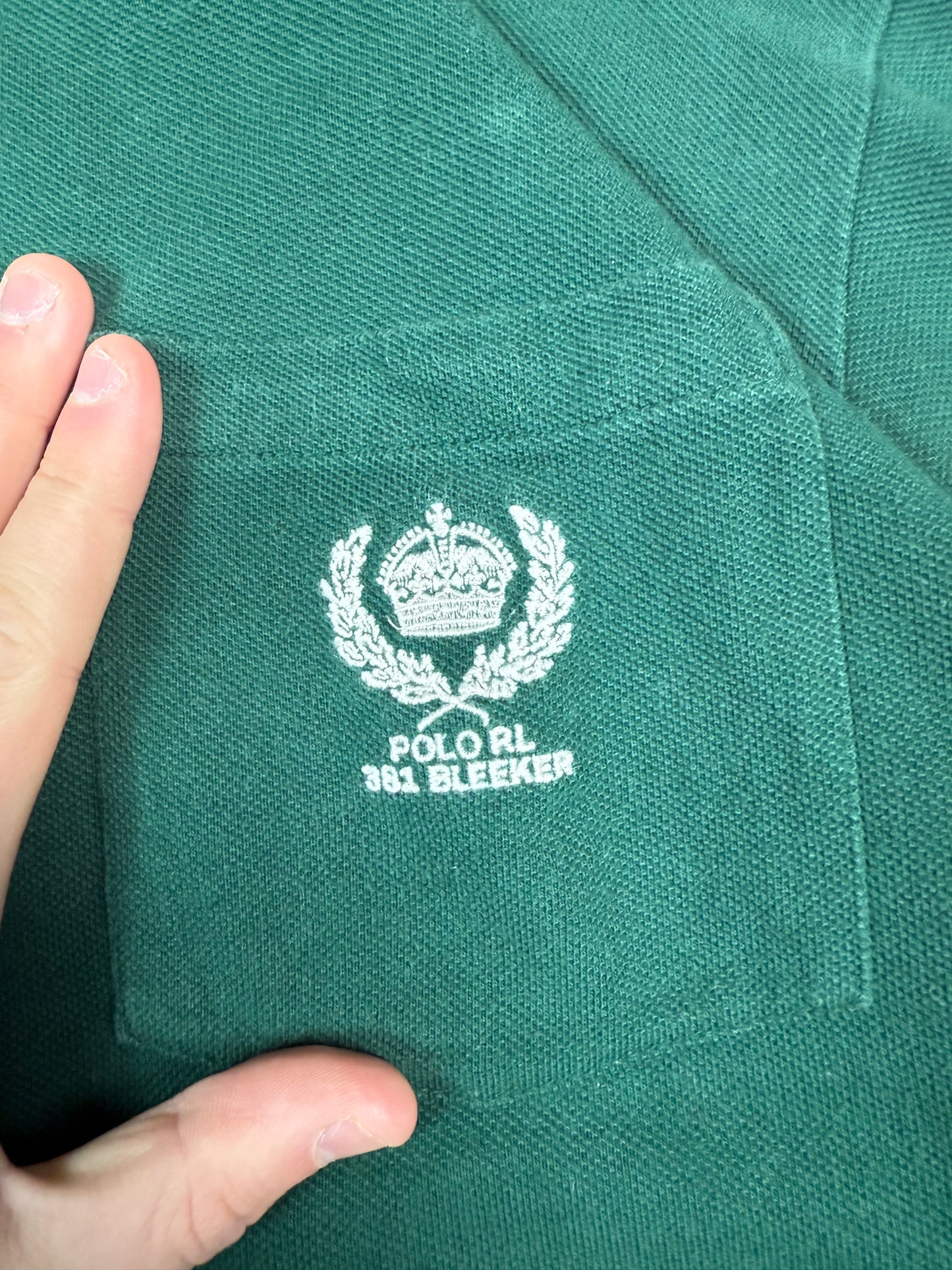 Vintage Polo Ralph Lauren Bleeker street l/s polo shirt (XL)