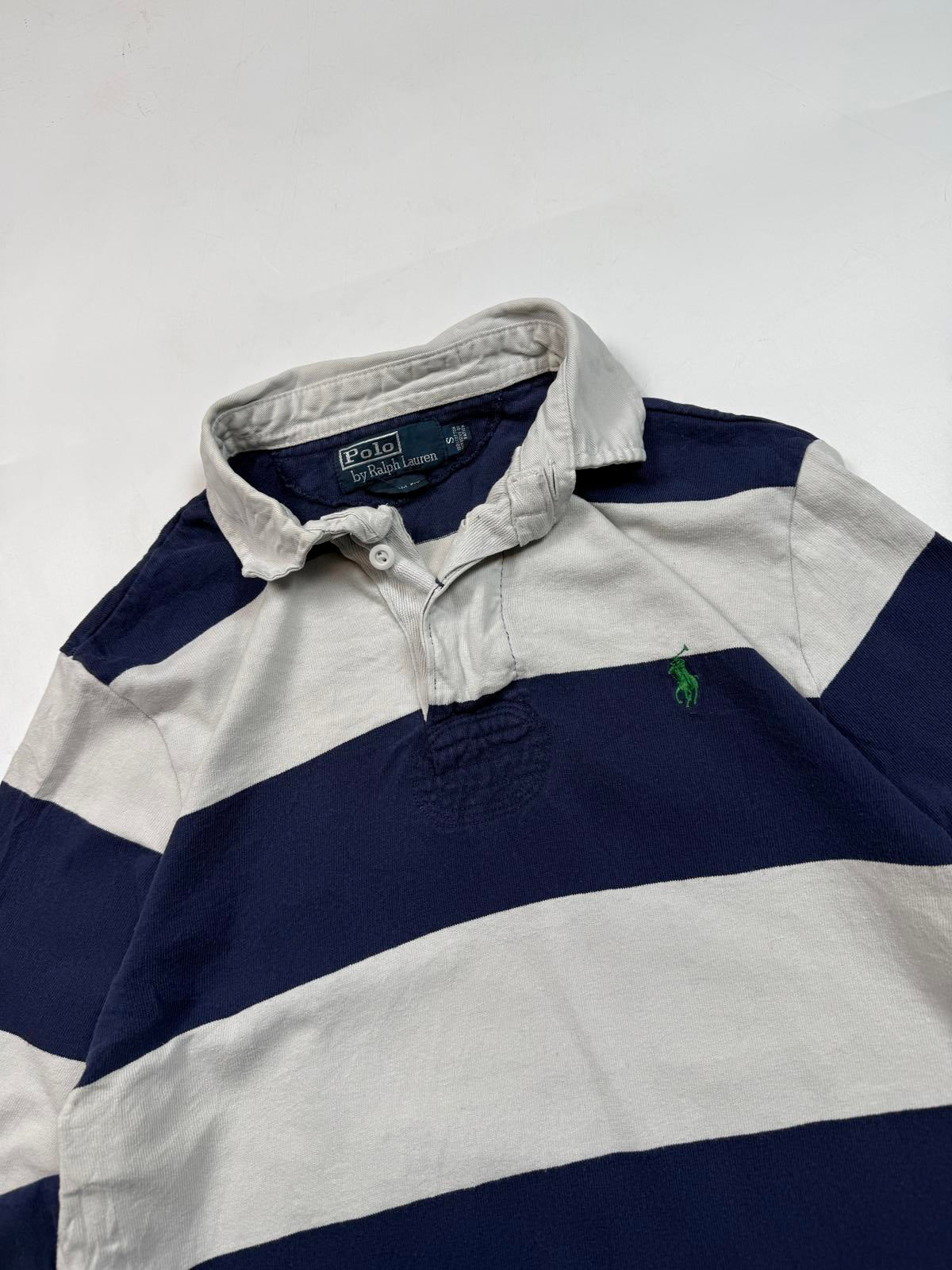Vintage Polo Ralph Lauren striped rugby polo (S)