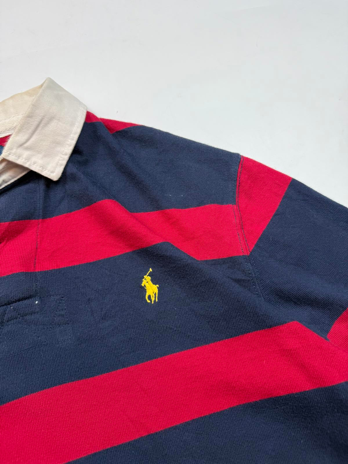 Vintage Polo Ralph Lauren striped rugby polo (L)