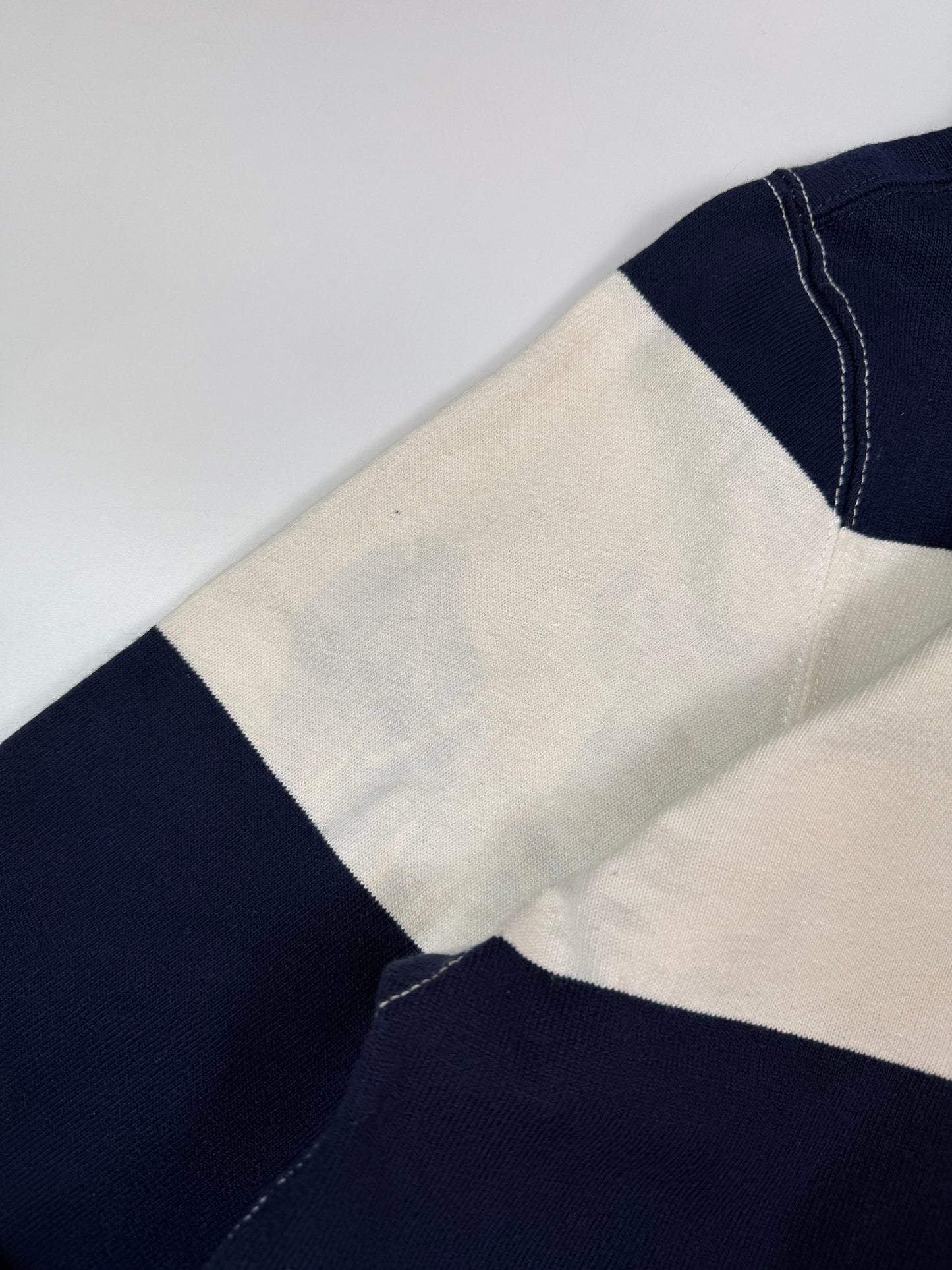 Vintage Polo Ralph Lauren striped rugby polo shirt (M)