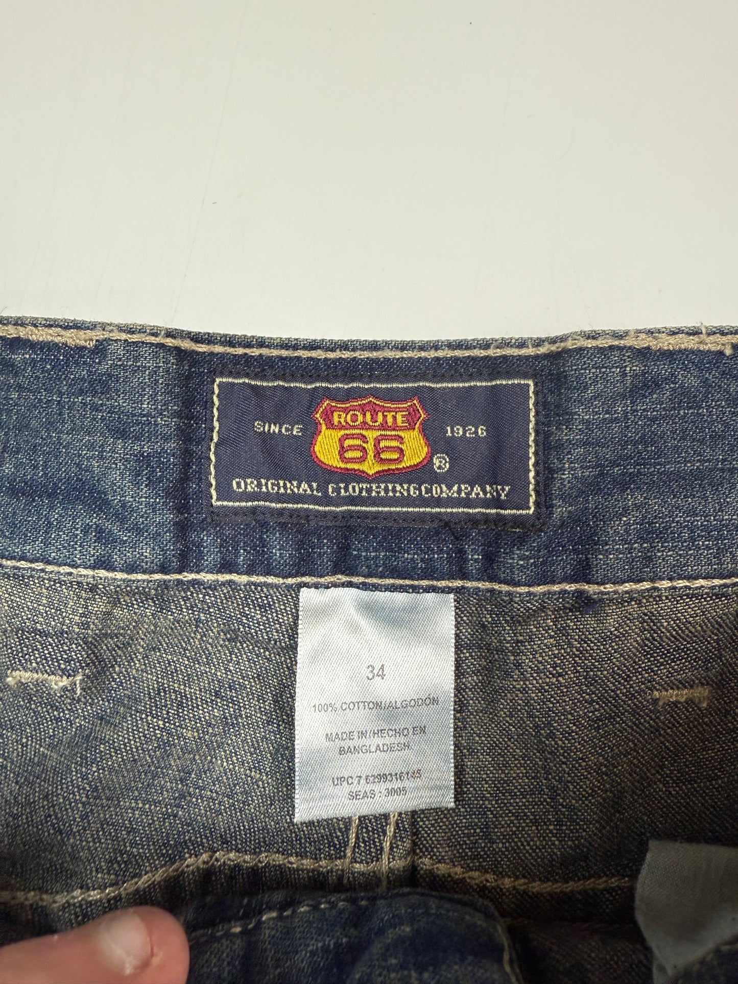 Vintage Route 66 baggy jorts (W34)
