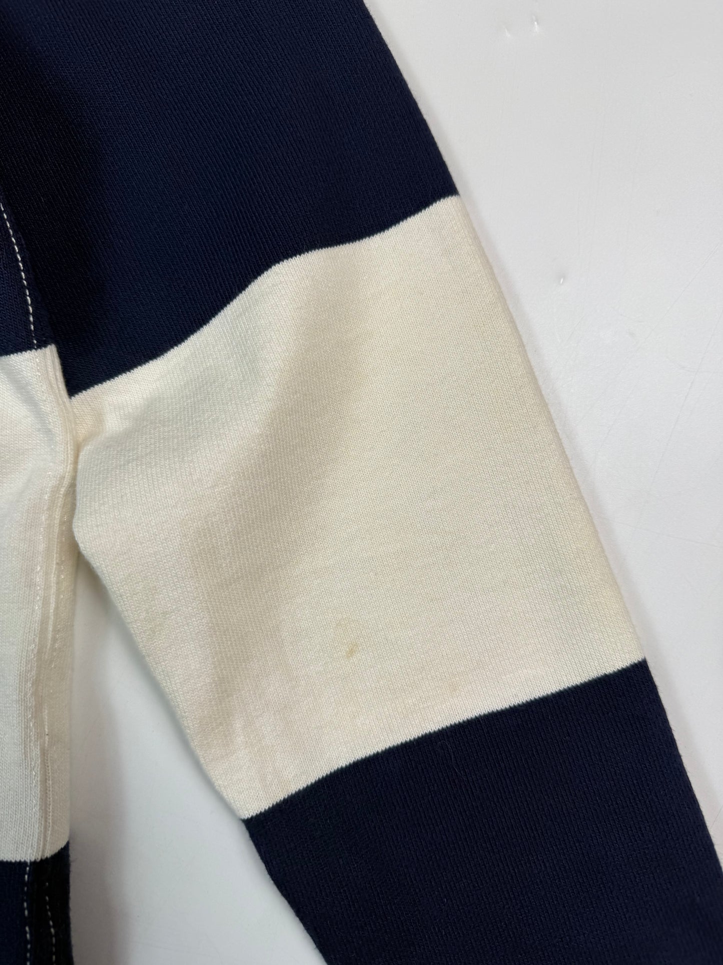 Vintage Polo Ralph Lauren striped rugby polo shirt (M)