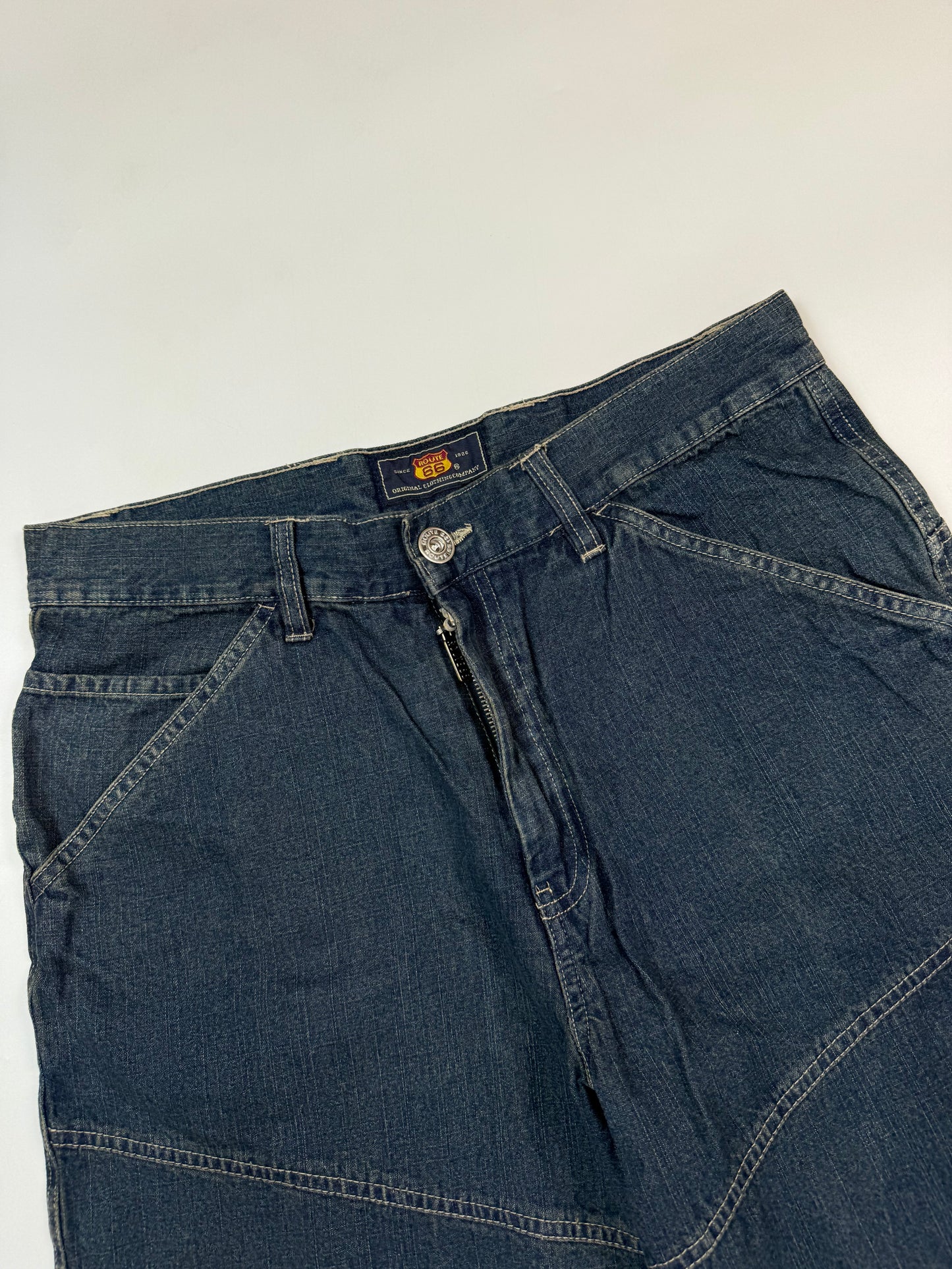 Vintage Route 66 baggy jorts (W34)