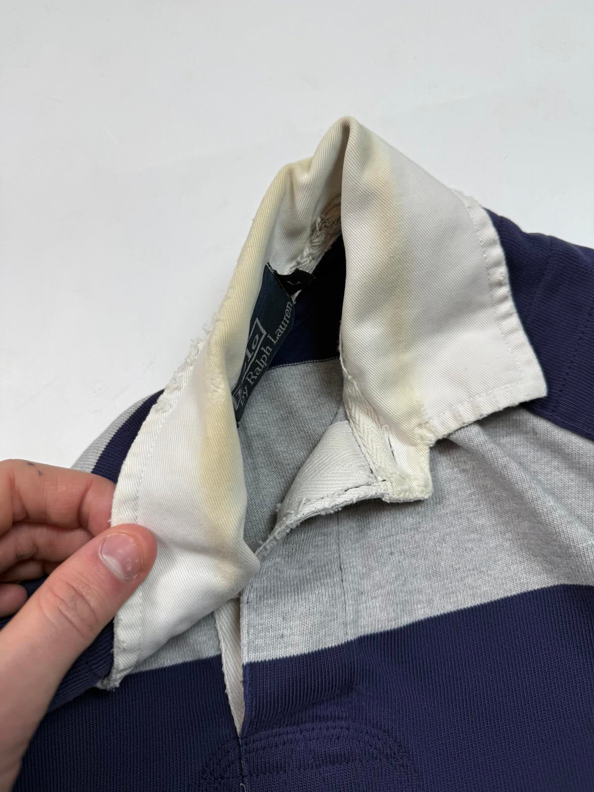 Vintage Polo Ralph Lauren striped rugby polo (L)