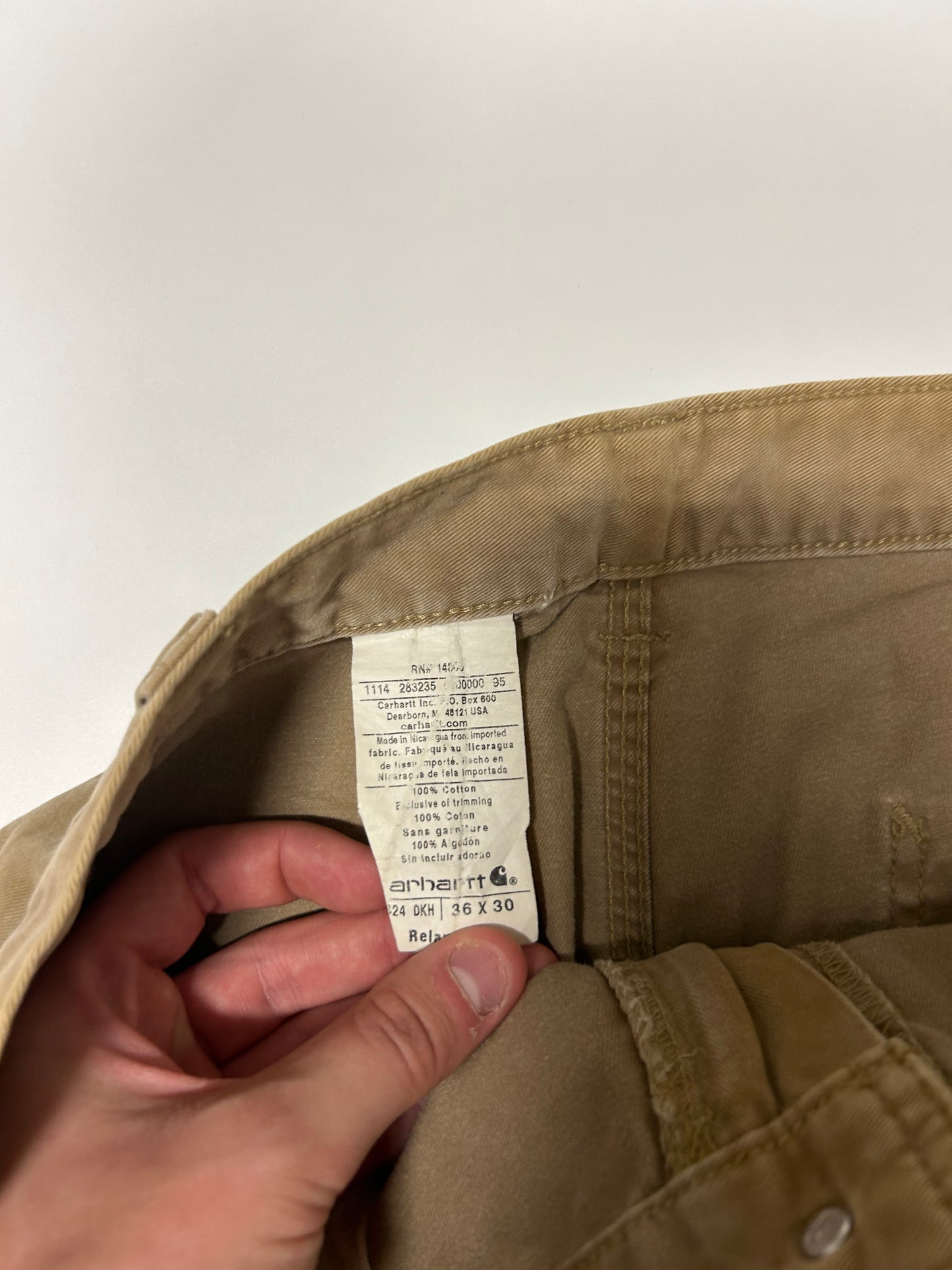 Carhartt carpenter pants (W36)