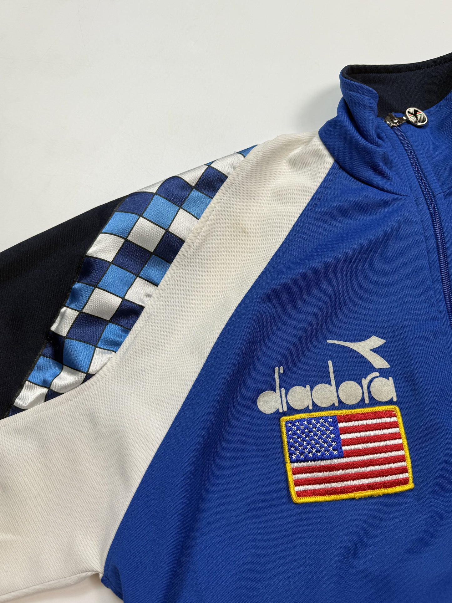 Vintage Italy 1990-92 Diadora football track jacket (L)