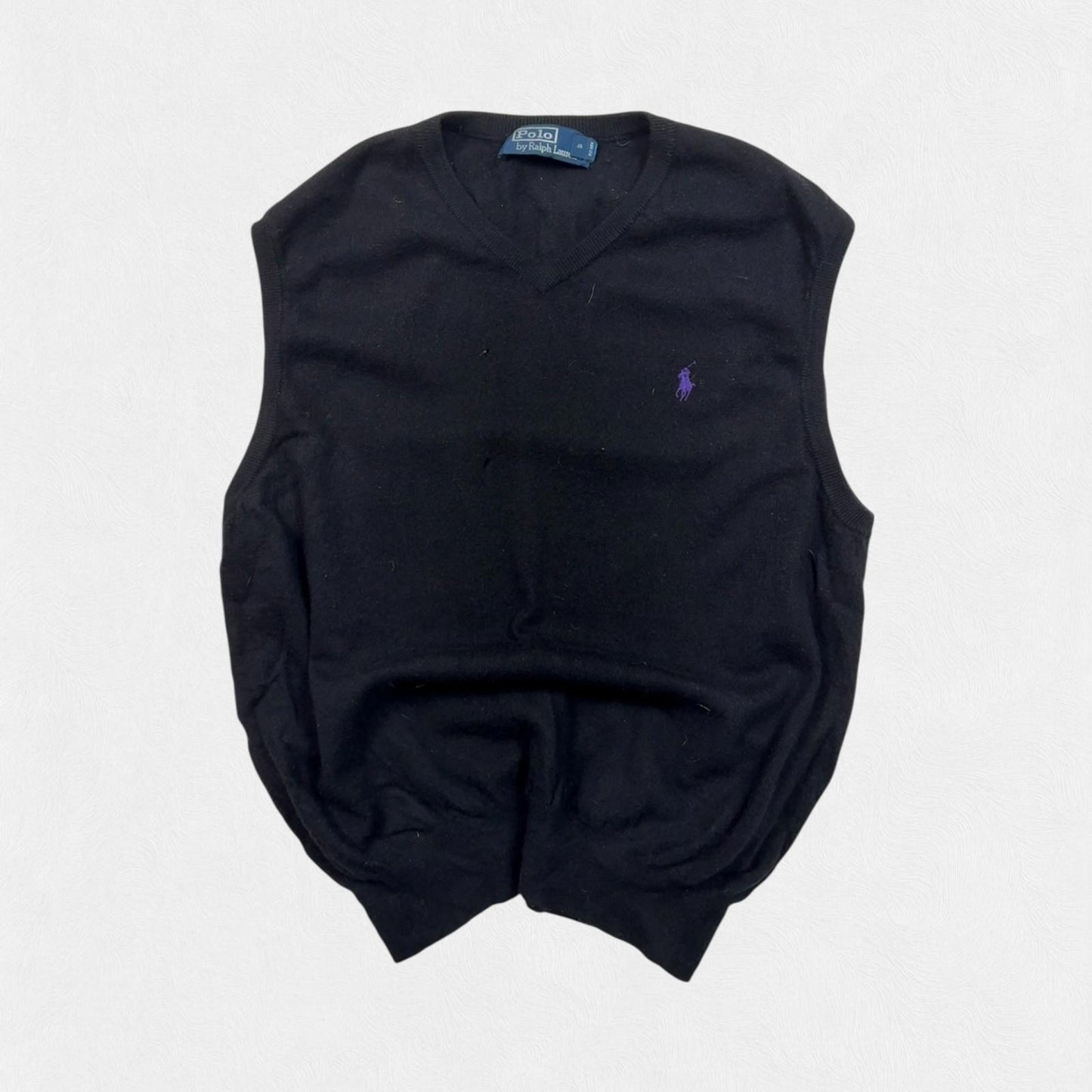 Vintage Polo Ralph Lauren wool vest knit sweater (L)