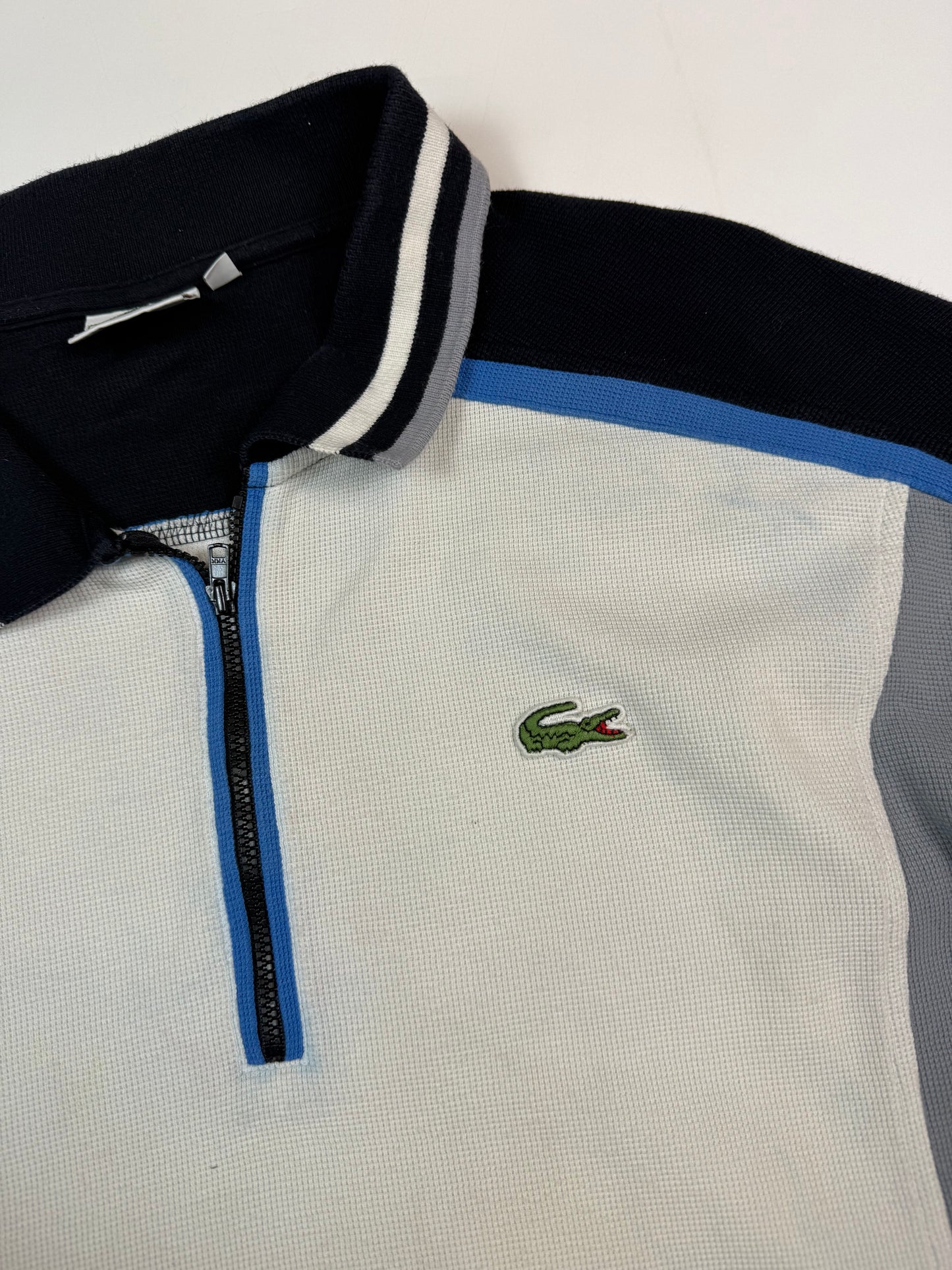 Vintage Lacoste sport colour block quarter zip sweatshirt (L)