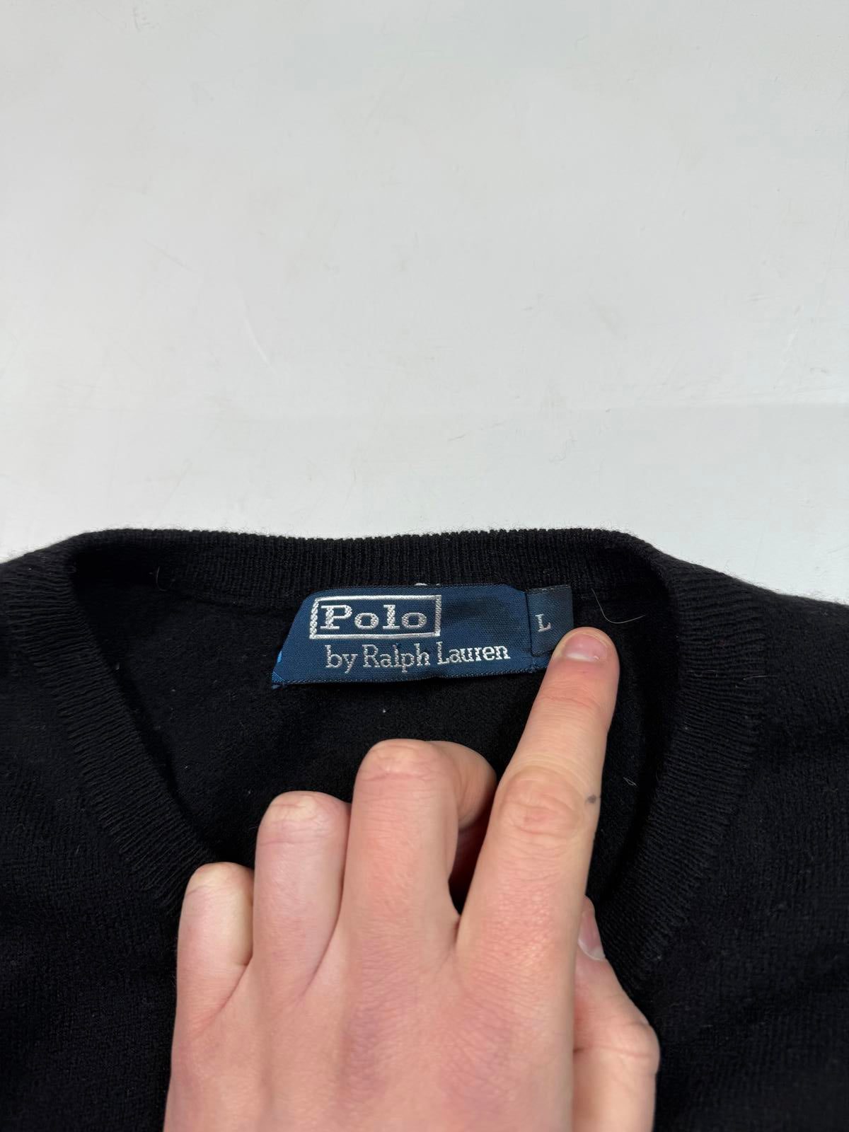 Vintage Polo Ralph Lauren wool vest knit sweater (L)