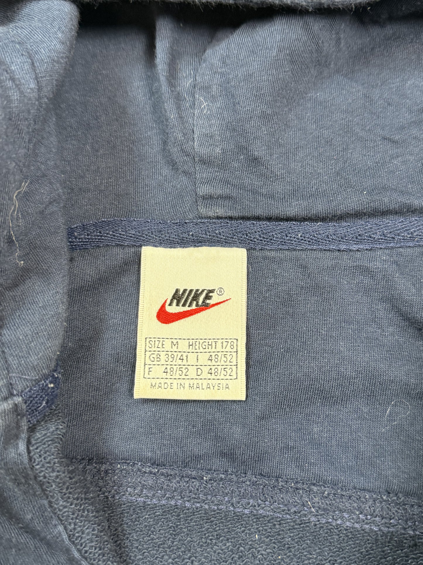 Vintage 90s Nike quarter zip hoodie (M)