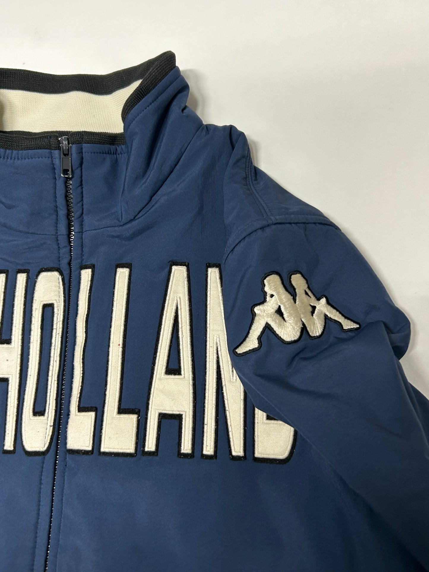 Vintage Kappa New Holland spell out bomber jacket (M)