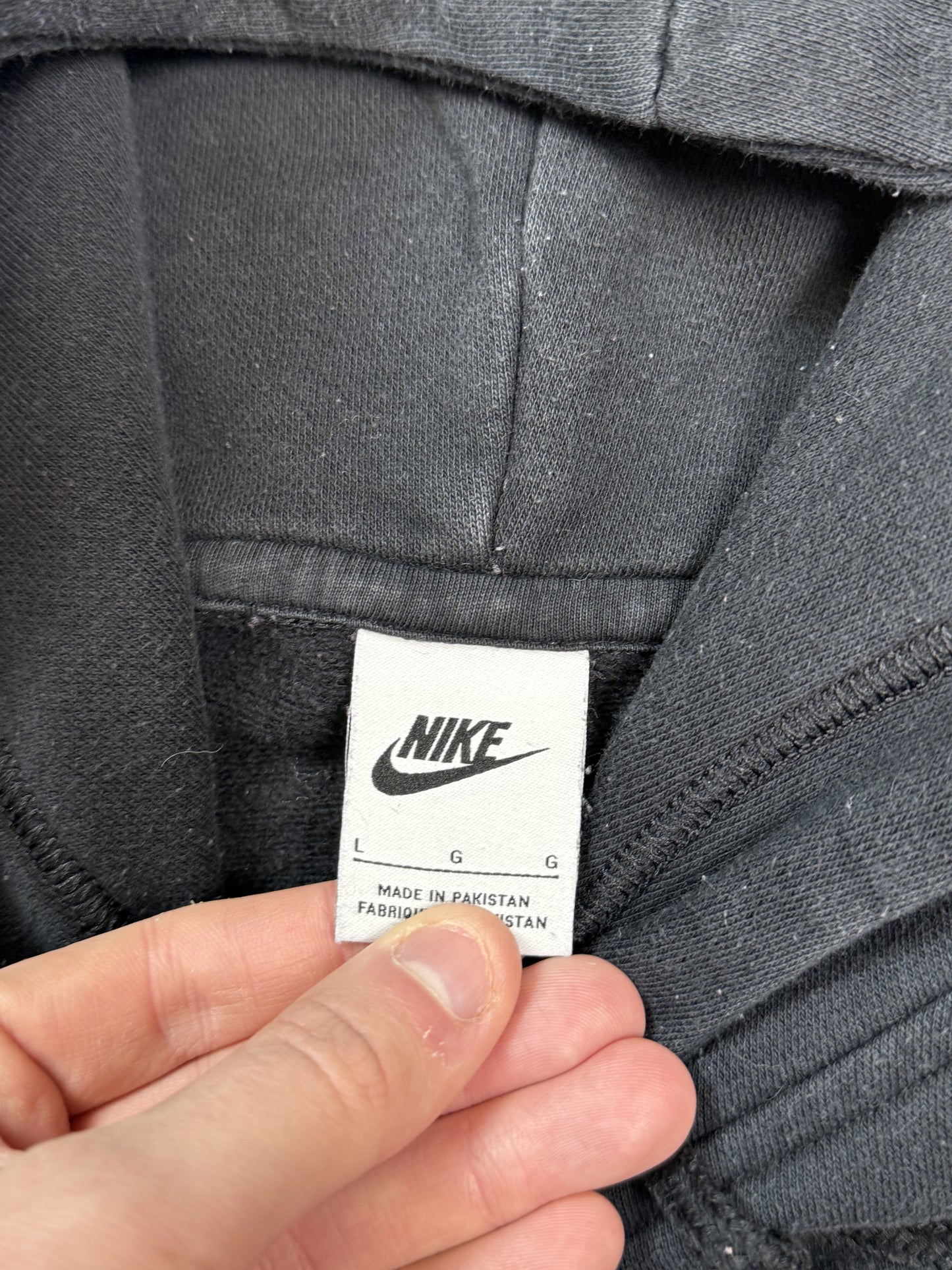 Nike centre swoosh hoodie (L)