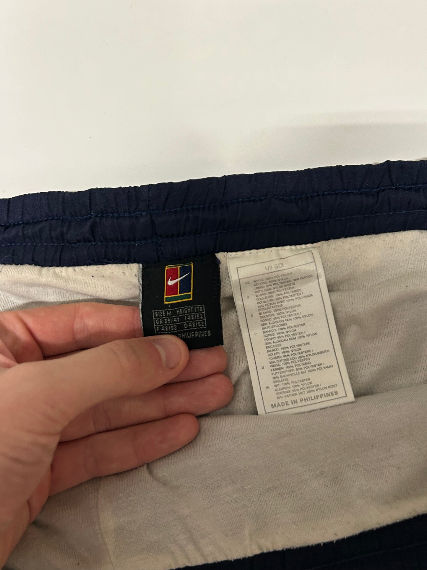 Vintage 90s Nike court track pants (M)