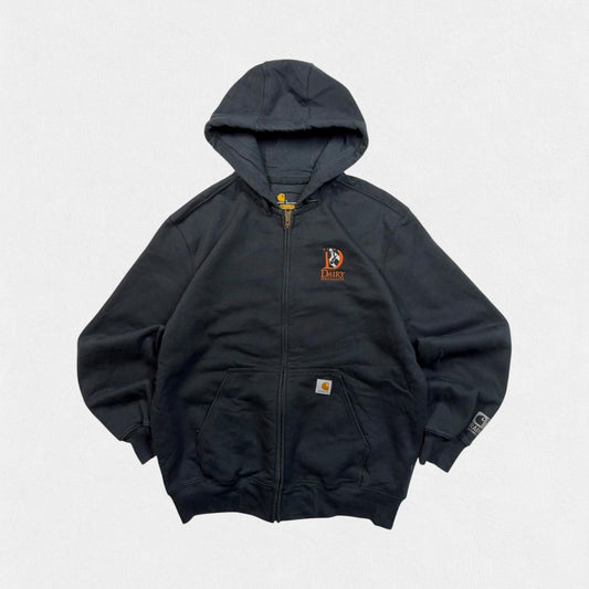 Carhartt workwear zip up hoodie (L)
