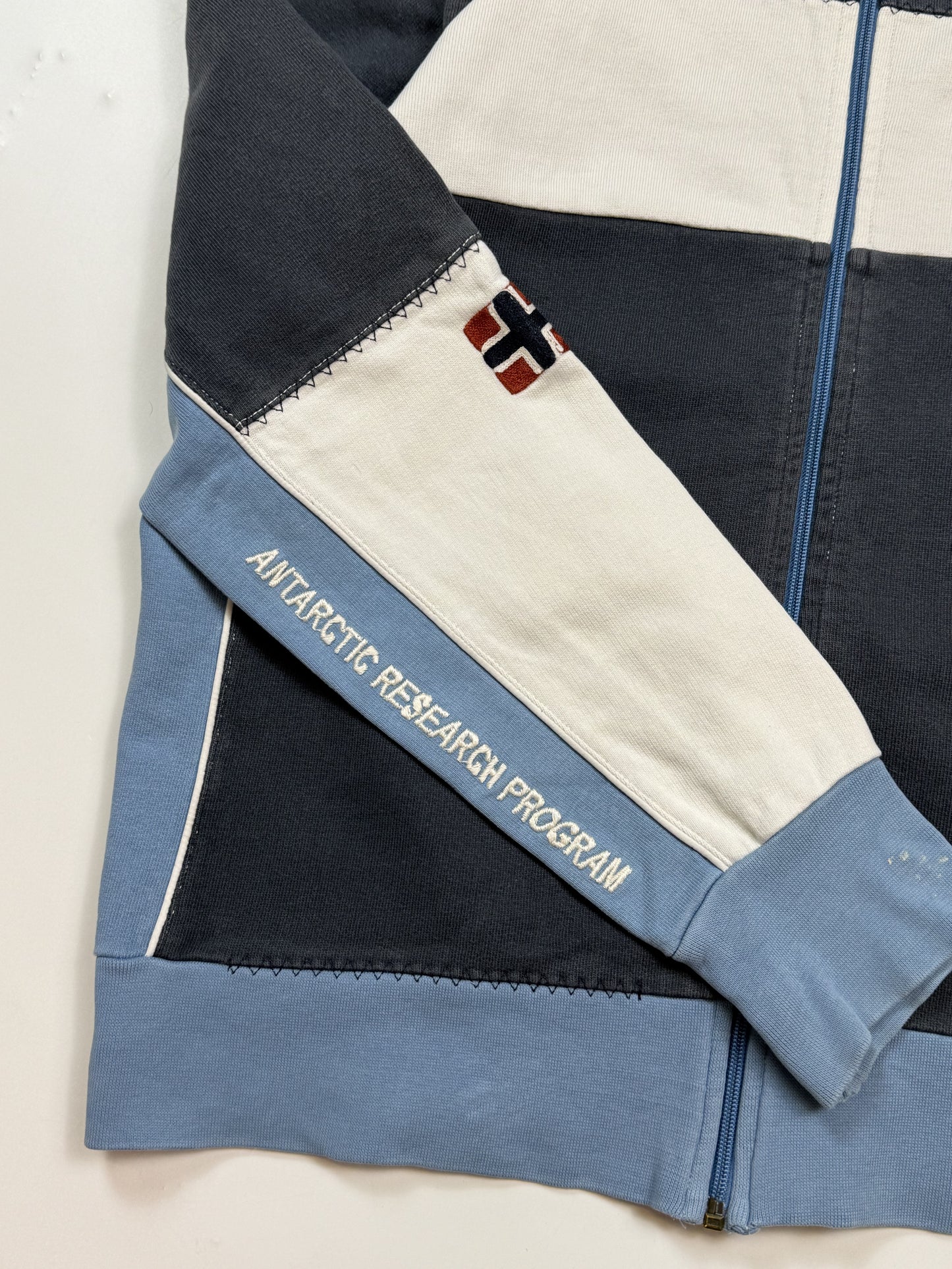 Vintage Napapijri full zip sweatshirt (XL)
