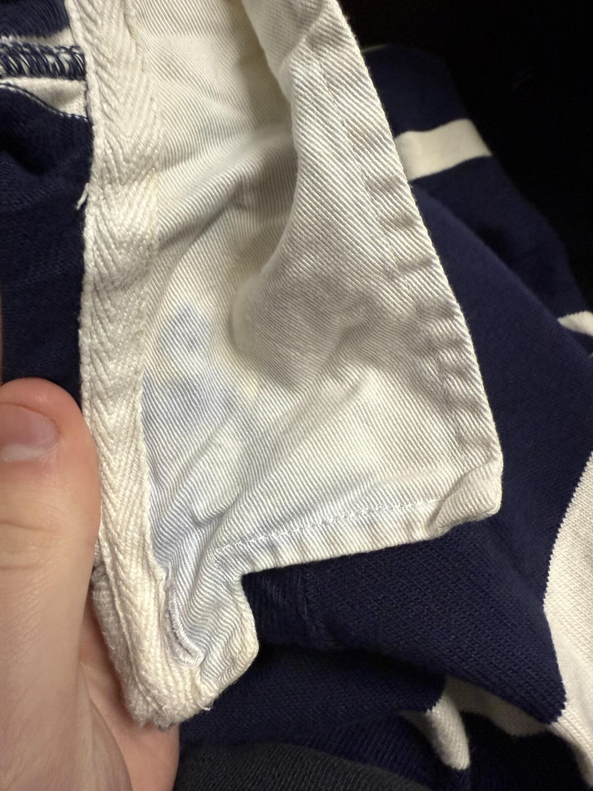 Vintage Ralph Lauren striped rugby polo shirt (XL)