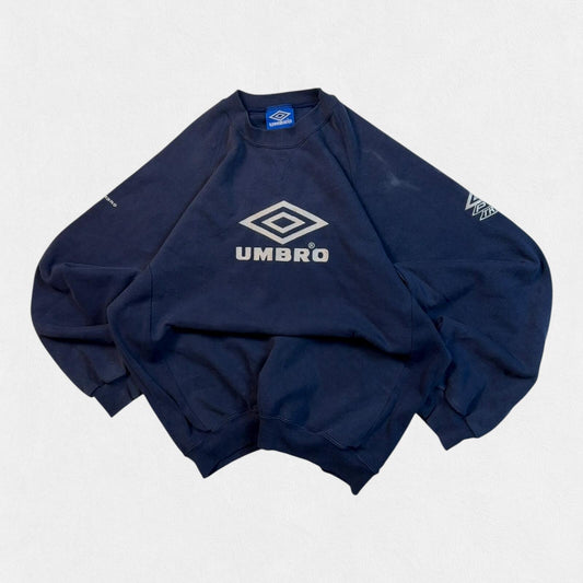 Vintage 90s Umbro pro training centre logo sweatshirt (L)