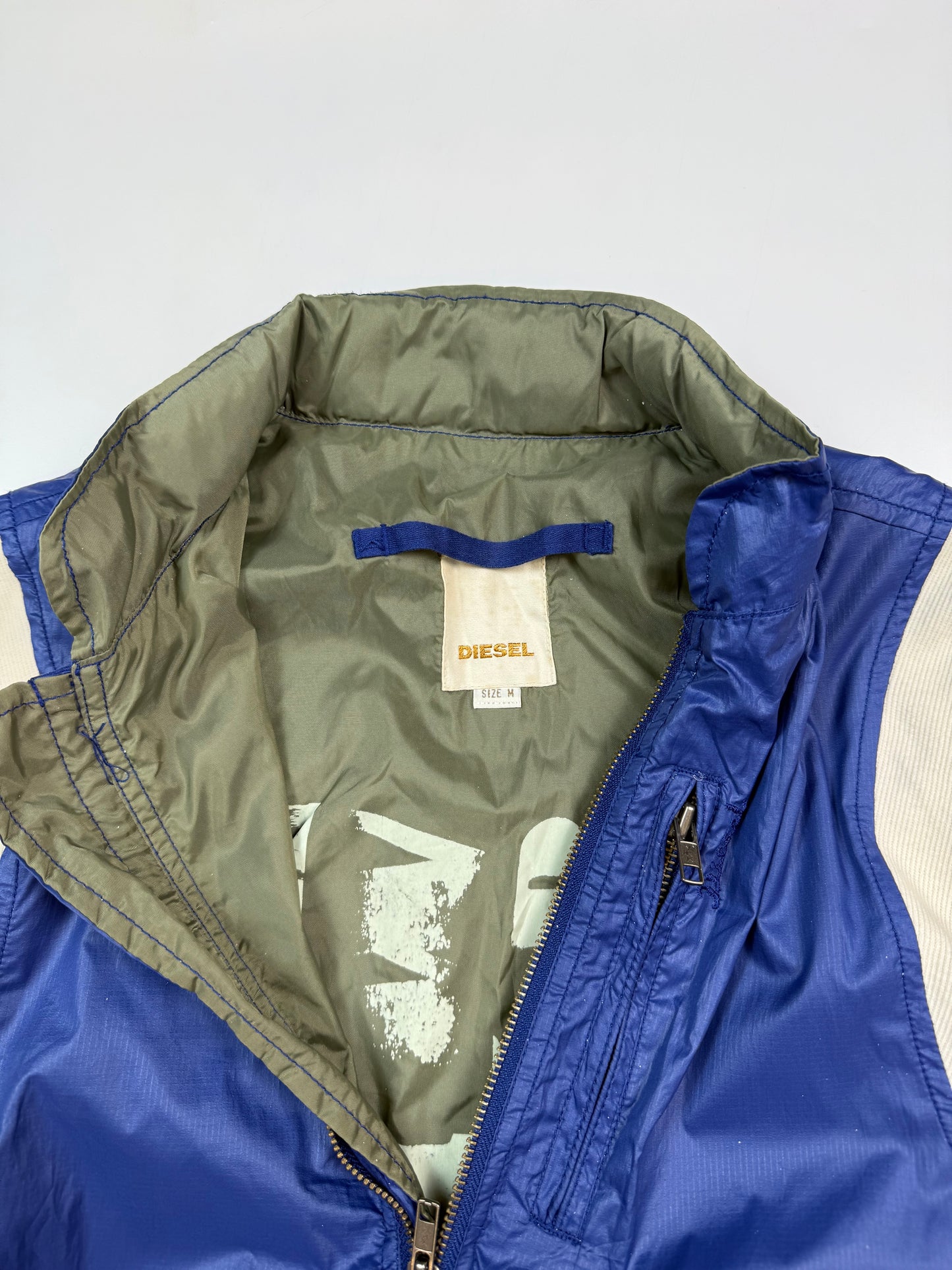 Vintage Diesel windbreaker track jacket (M)