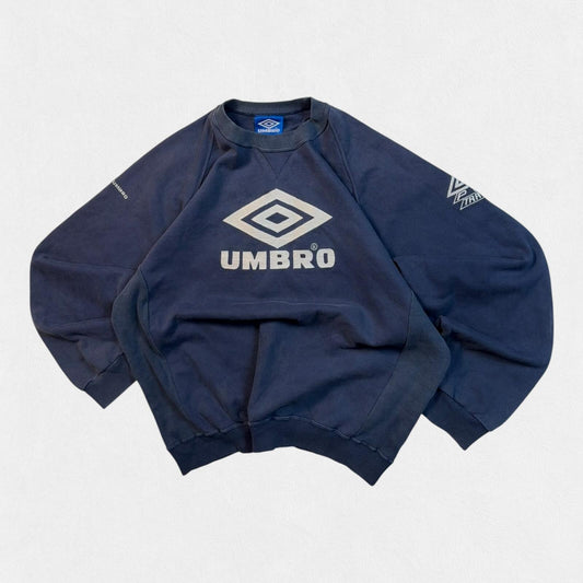 Vintage 90s Umbro pro training centre logo sweatshirt (L)