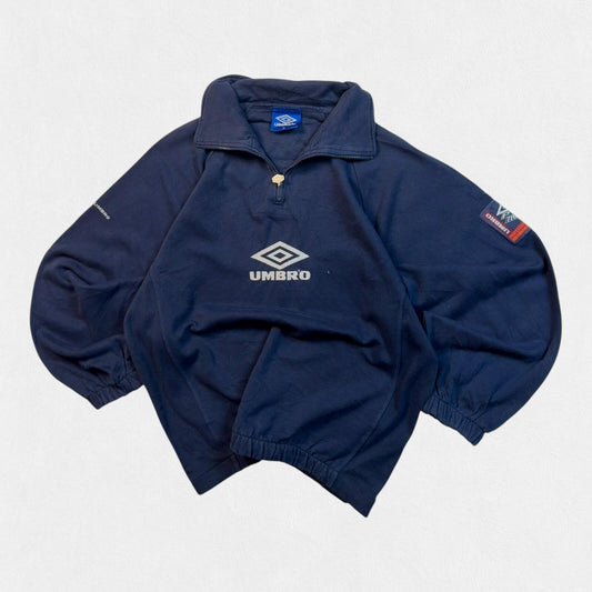 Vintage 90s Umbro pro training quarter zip sweatshirt (M)