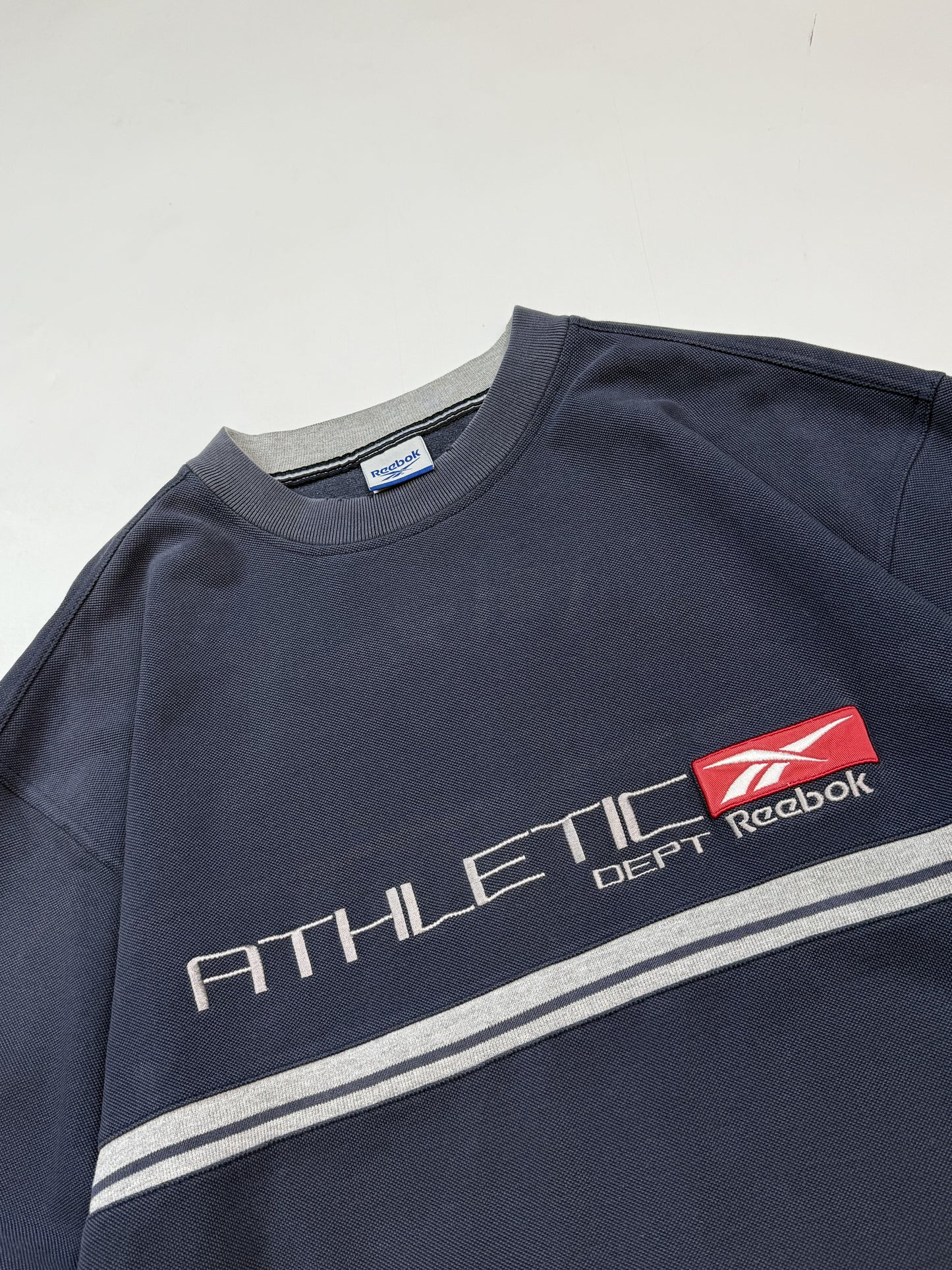 Vintage Reebok athletic dept spell out sweatshirt (XL)
